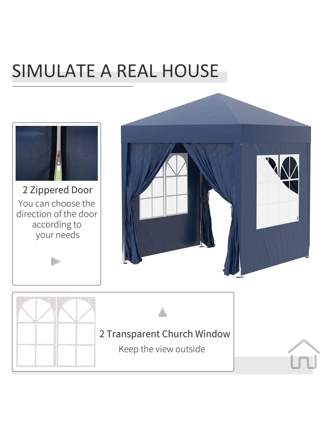 Image 5 of 6 of OutSunny Pop Up Gazebo