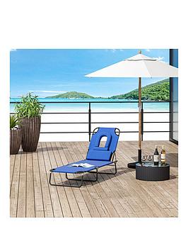 Product photograph of Outsunny Sun Lounger Massage-style from very.co.uk