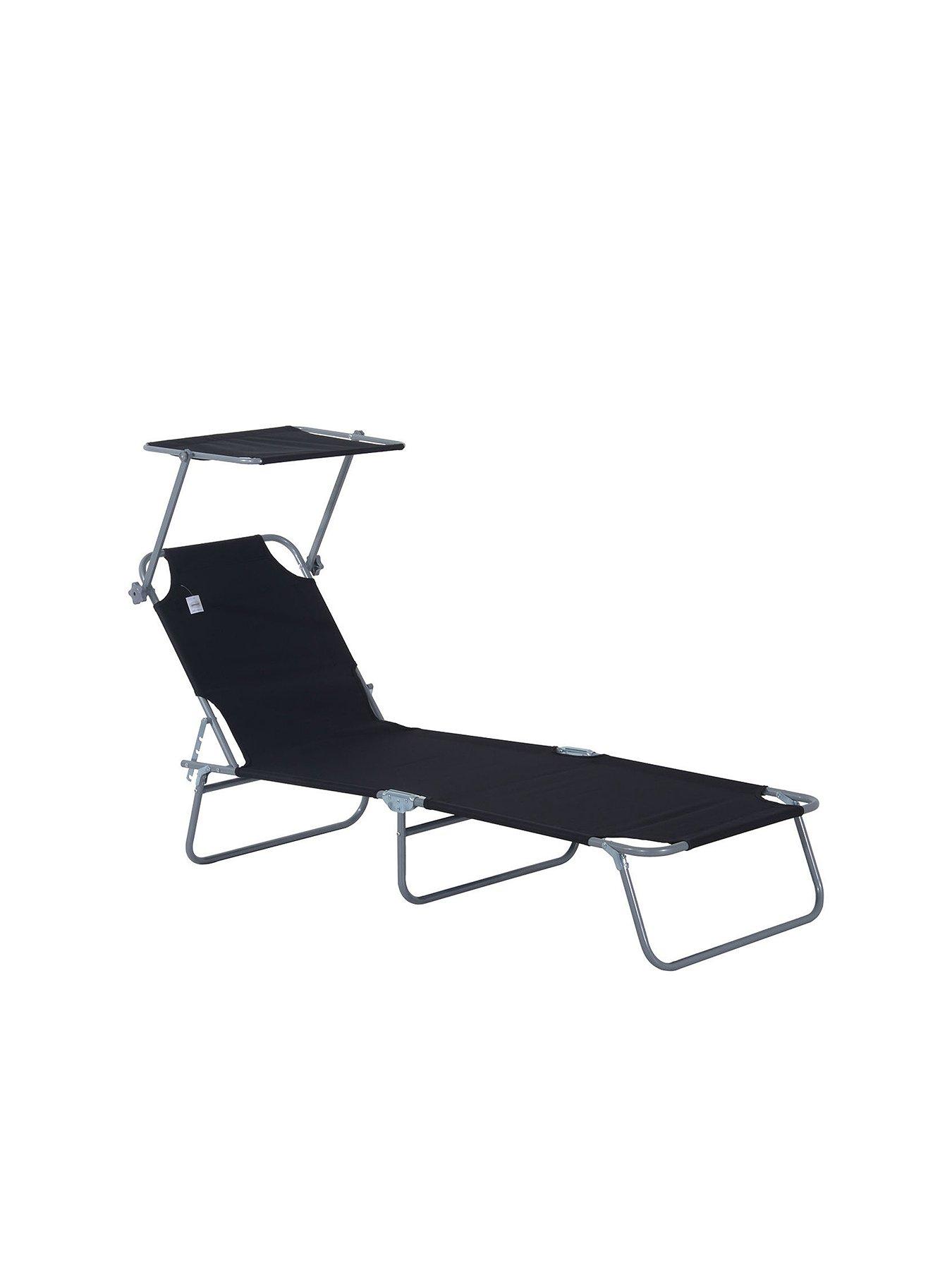 Sun lounger with visor sale