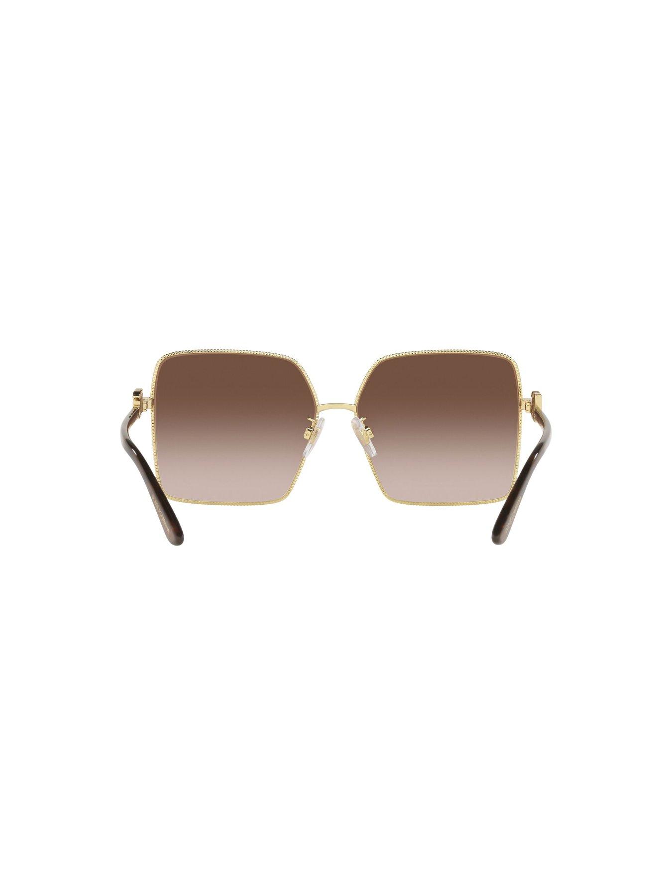 Image 4 of 4 of Dolce & Gabbana D&amp;G Square Sunglasses - Gold