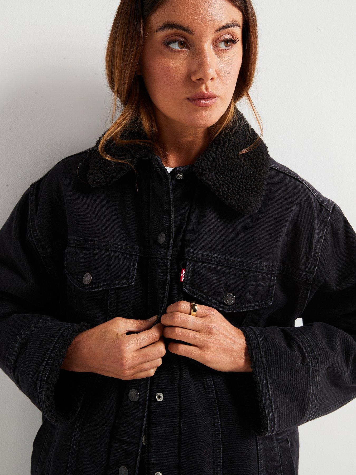 Levi borg jacket womens best sale