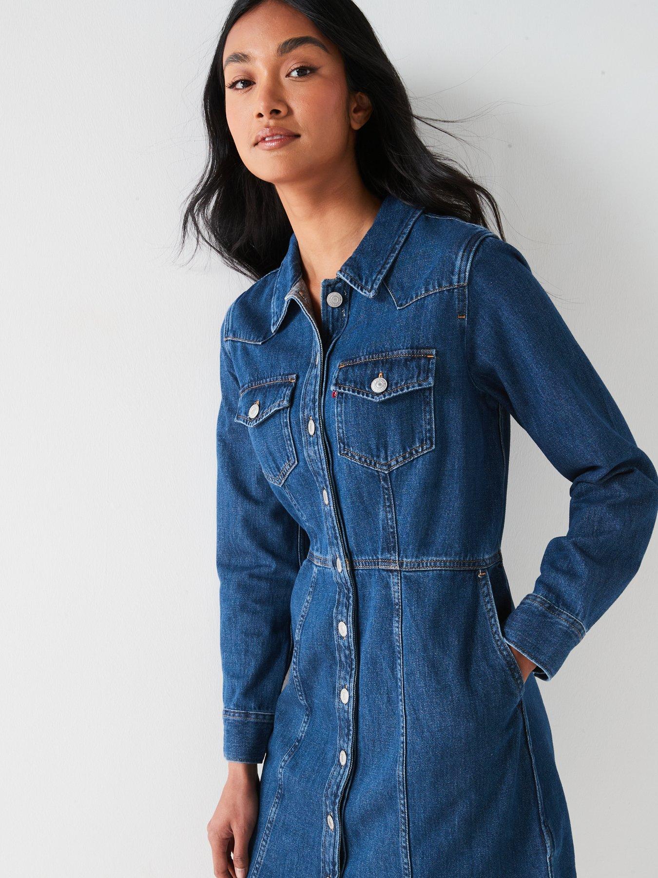 Levi's Flynn Western Denim Dress A New York Moment Very