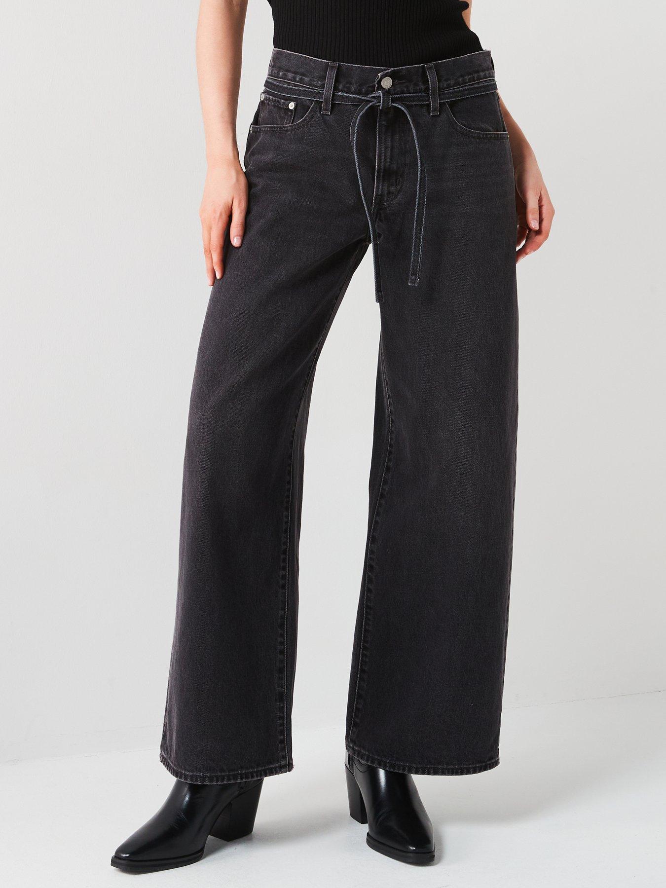 Levi'S Xl Straight Jeans - Influential Lady Black