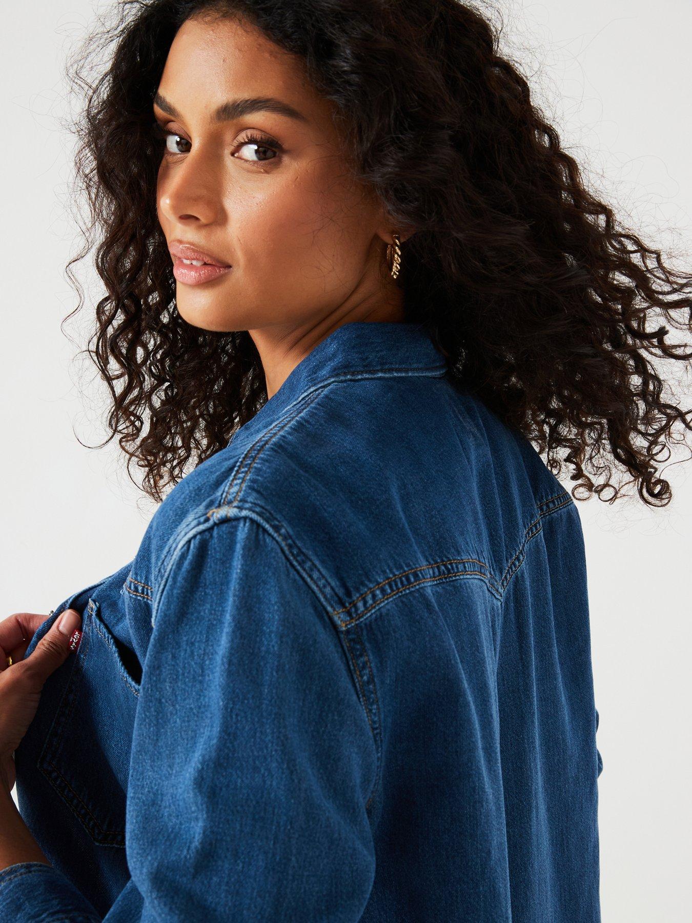 Levi's Teodora Western Shirt - Air Space 5 - Blue | Very