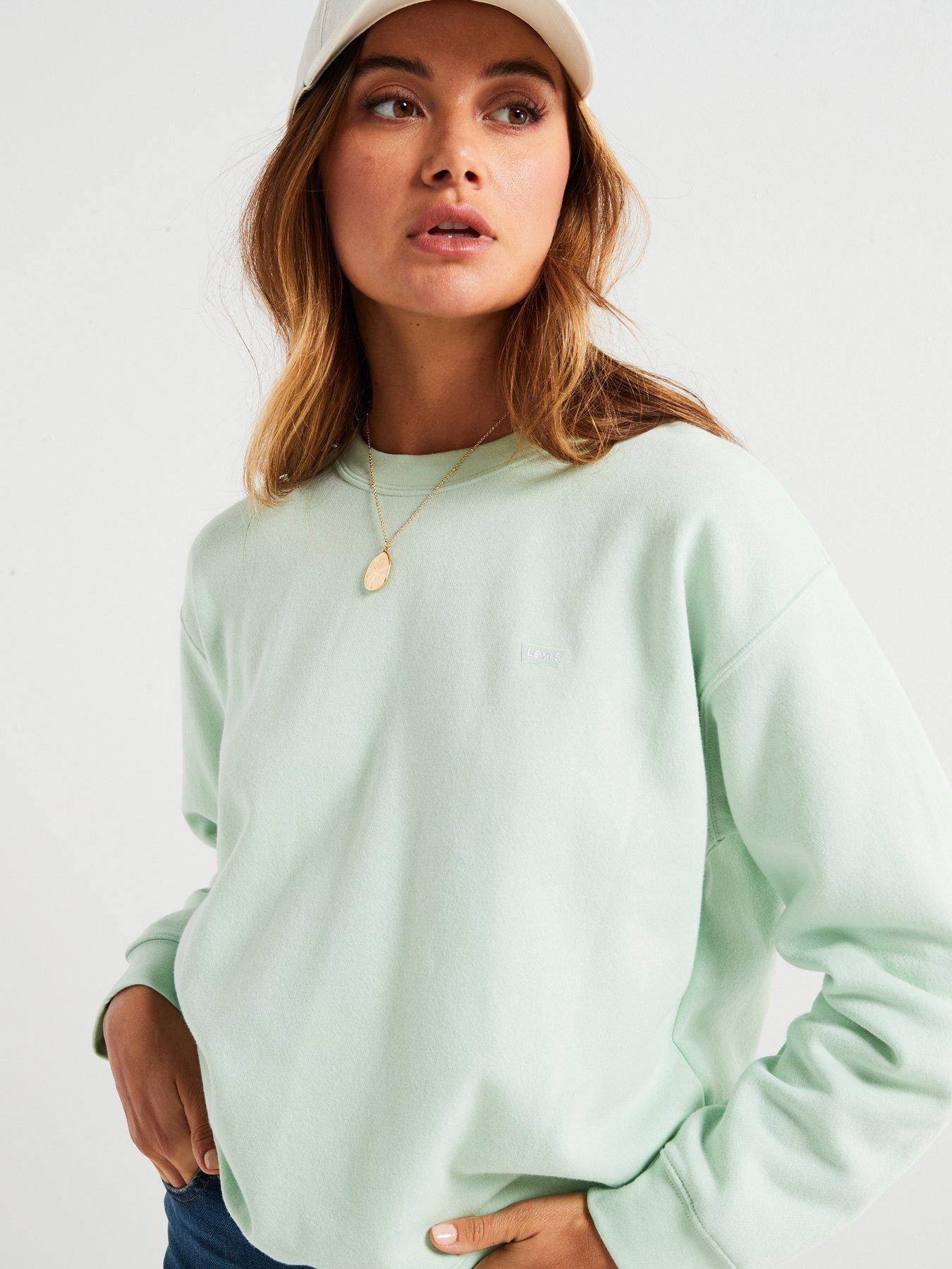 Levi's green sweatshirt hotsell