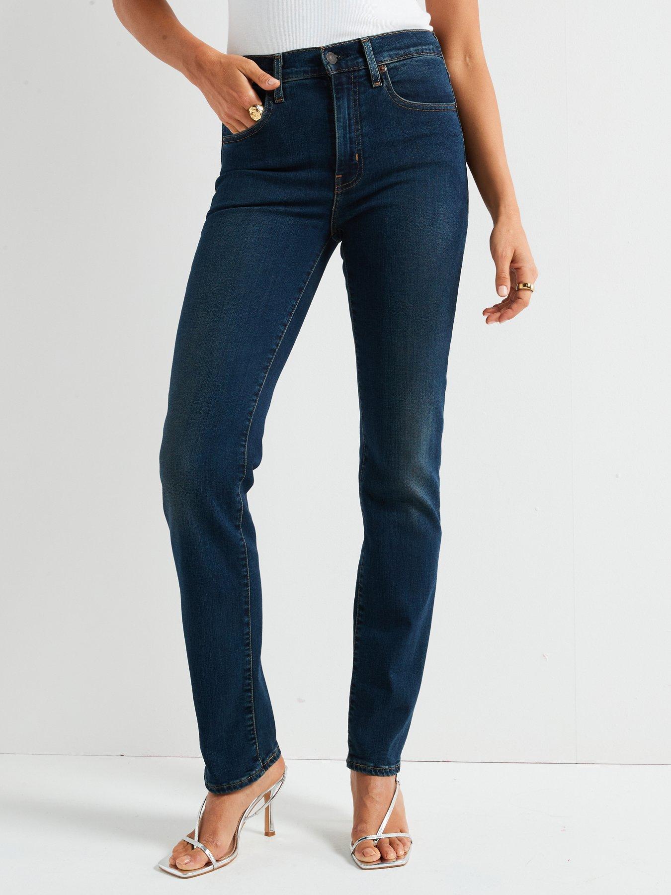 undefined 724™ High Rise Slim Straight Jeans - Blue Swell