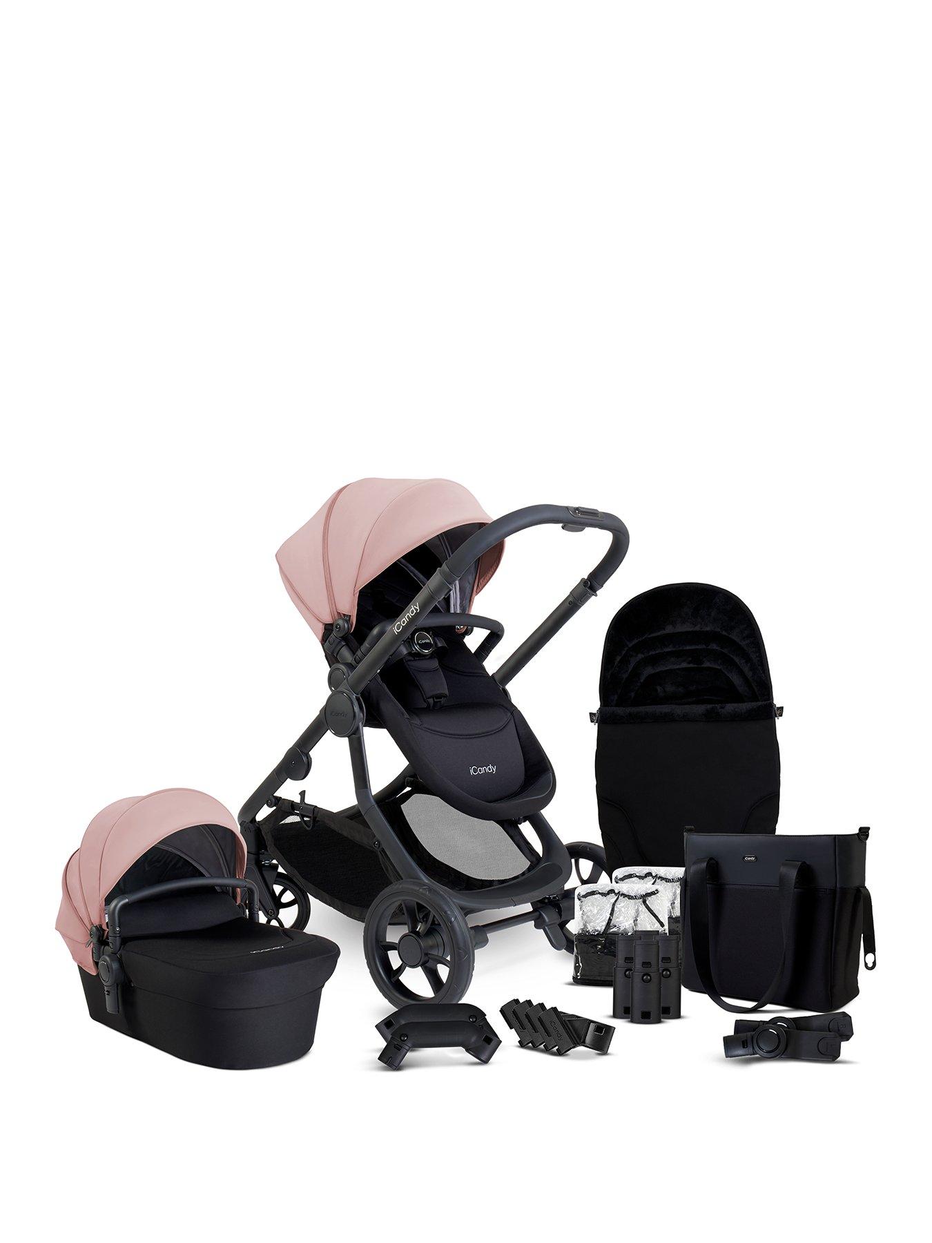 iCandy Orange 4 Pushchair Bundle - Rose/Black