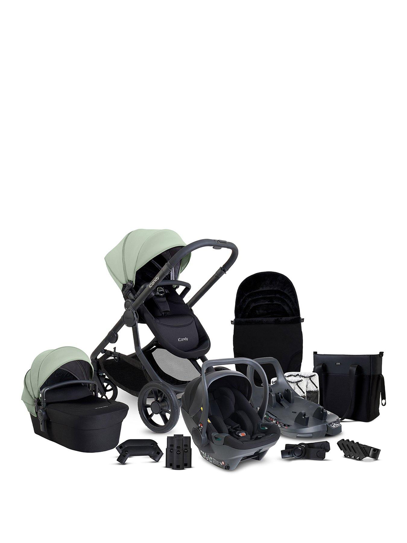 Icandy Orange 4 Travel System With Cocoon 360 Car Seat - Pistachio