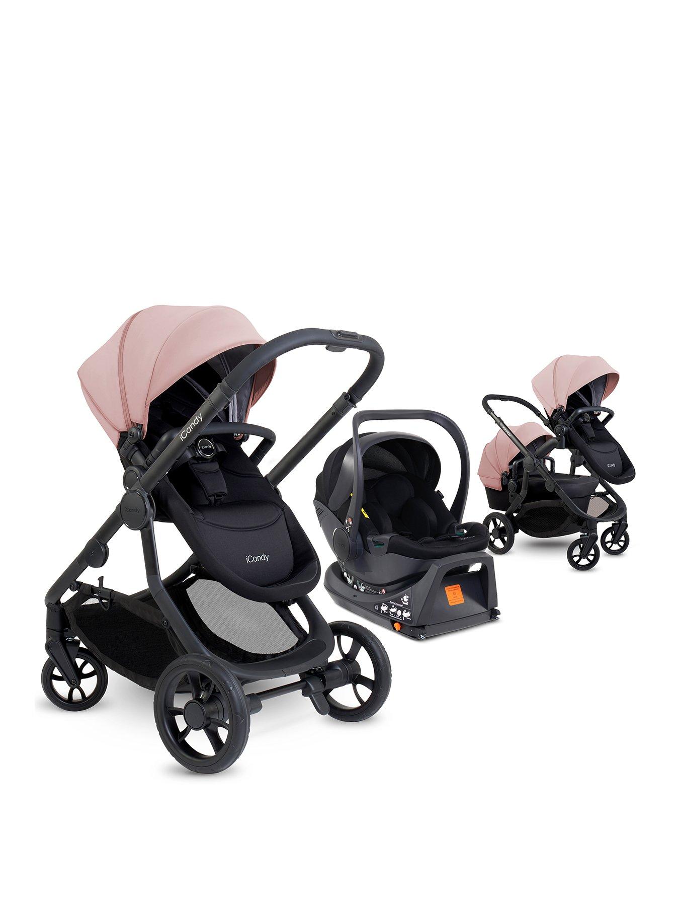 Icandy Orange4 Travel System - Rose/Black