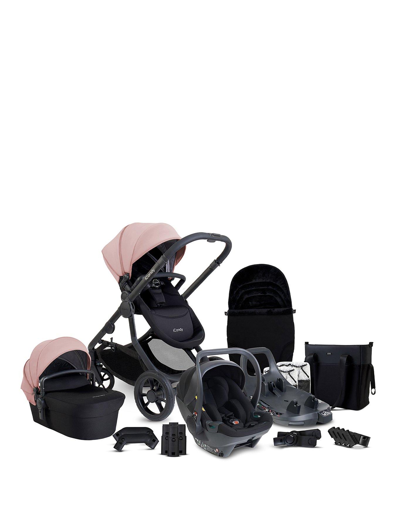 iCandy Orange 4 Travel System with Cocoon 360 Car Seat - Rose