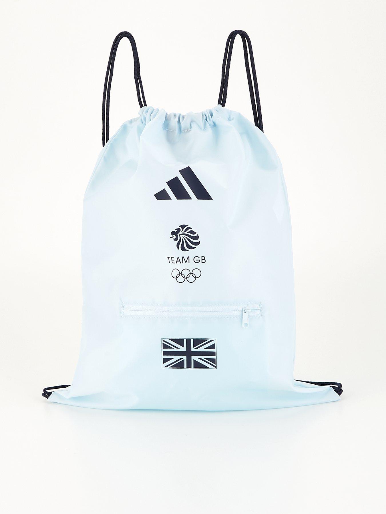 Blue adidas drawstring bag online