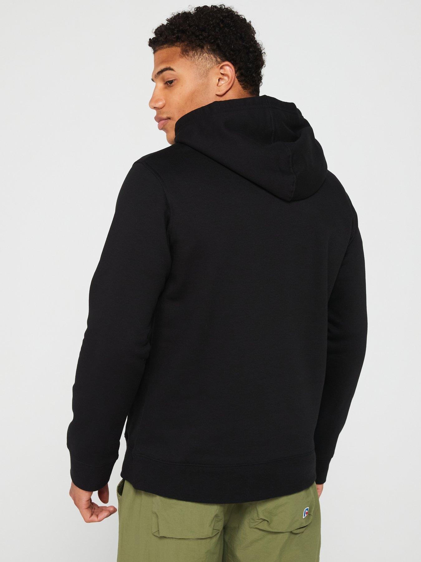 England Mens England Overhead Hoodie -black | Very.co.uk