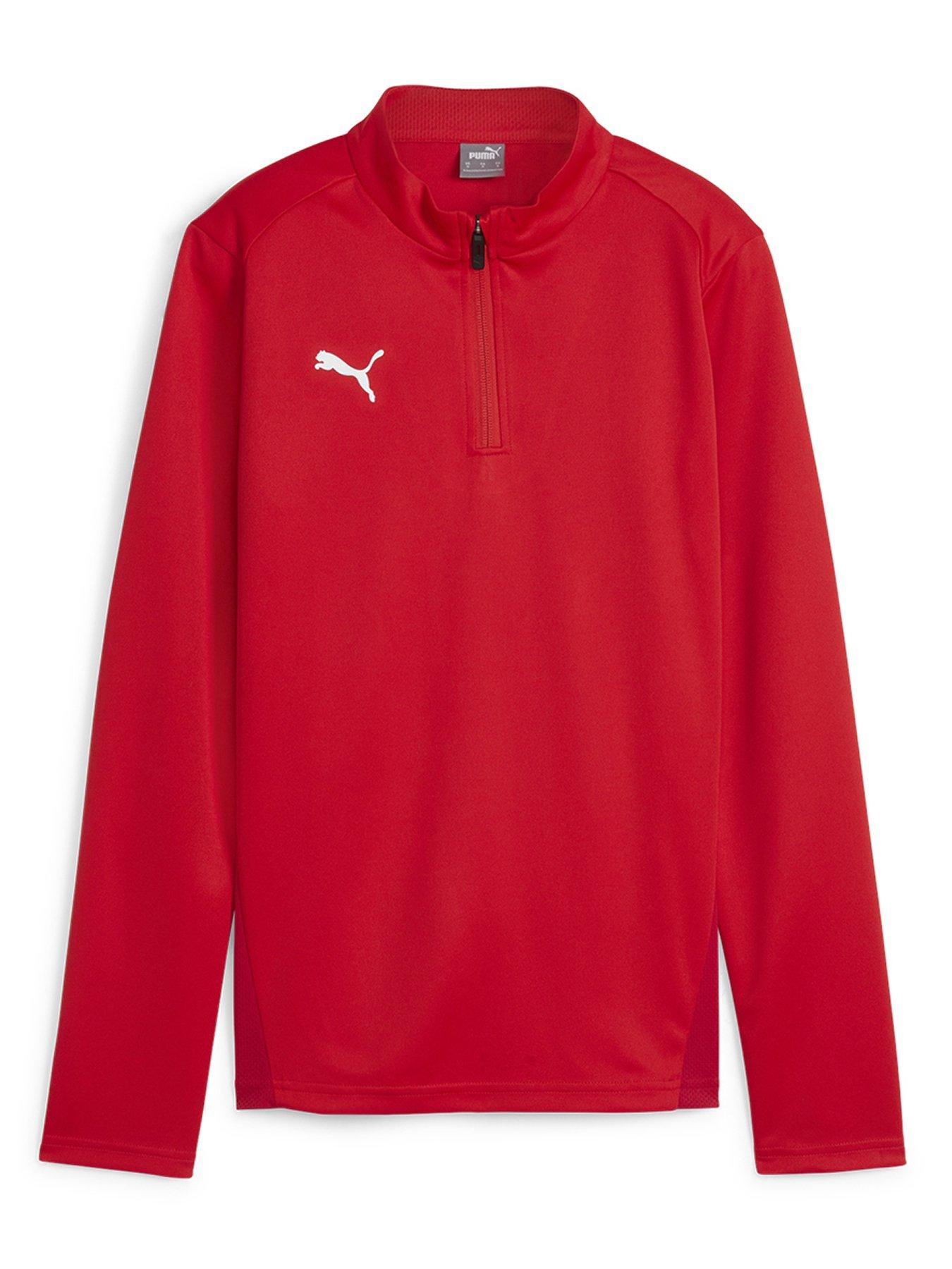 undefined Women's teamGOAL Training 1/4 Zip Top - Red