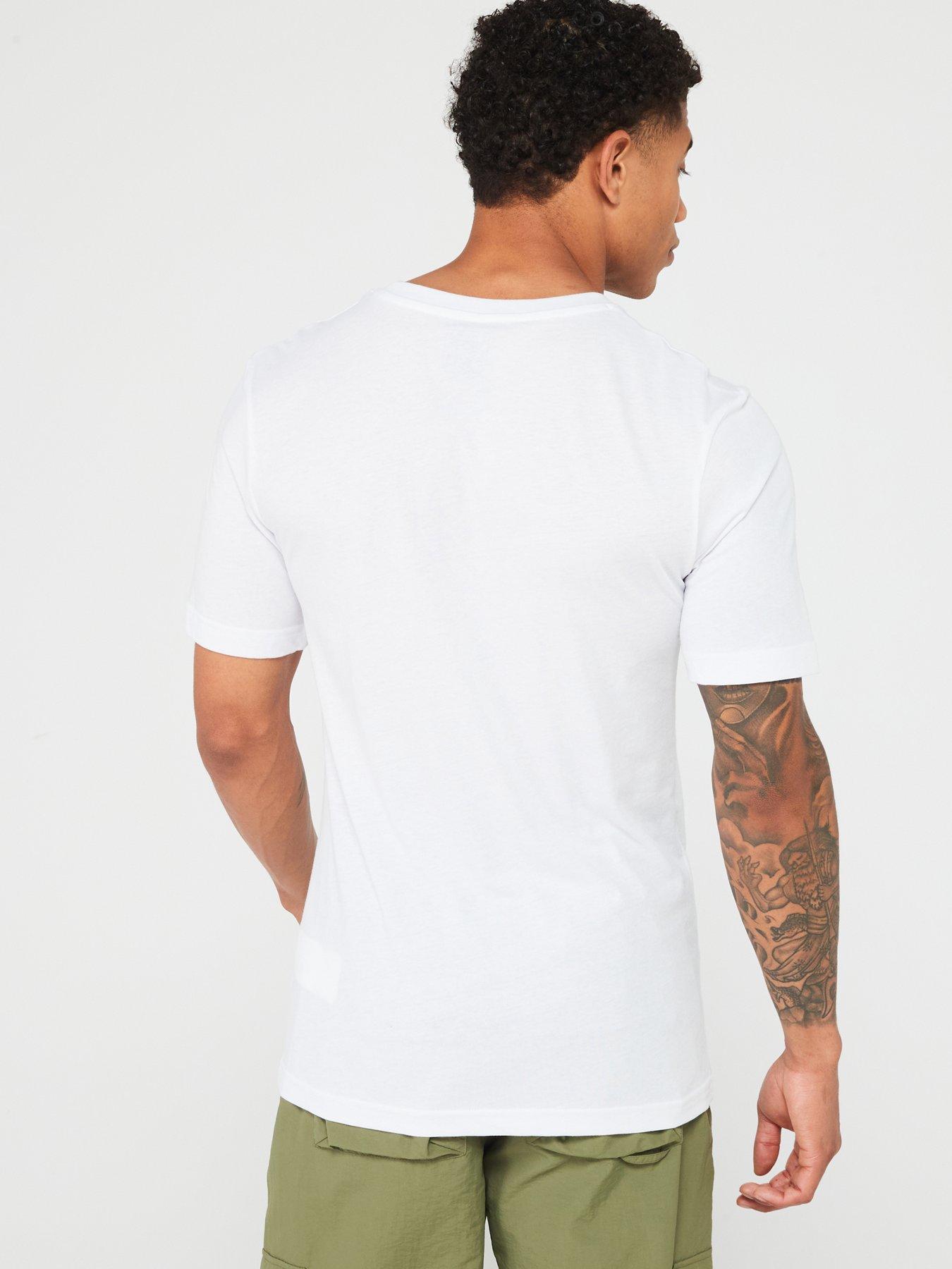 England Mens England Small Crest T-shirt -white | Very.co.uk