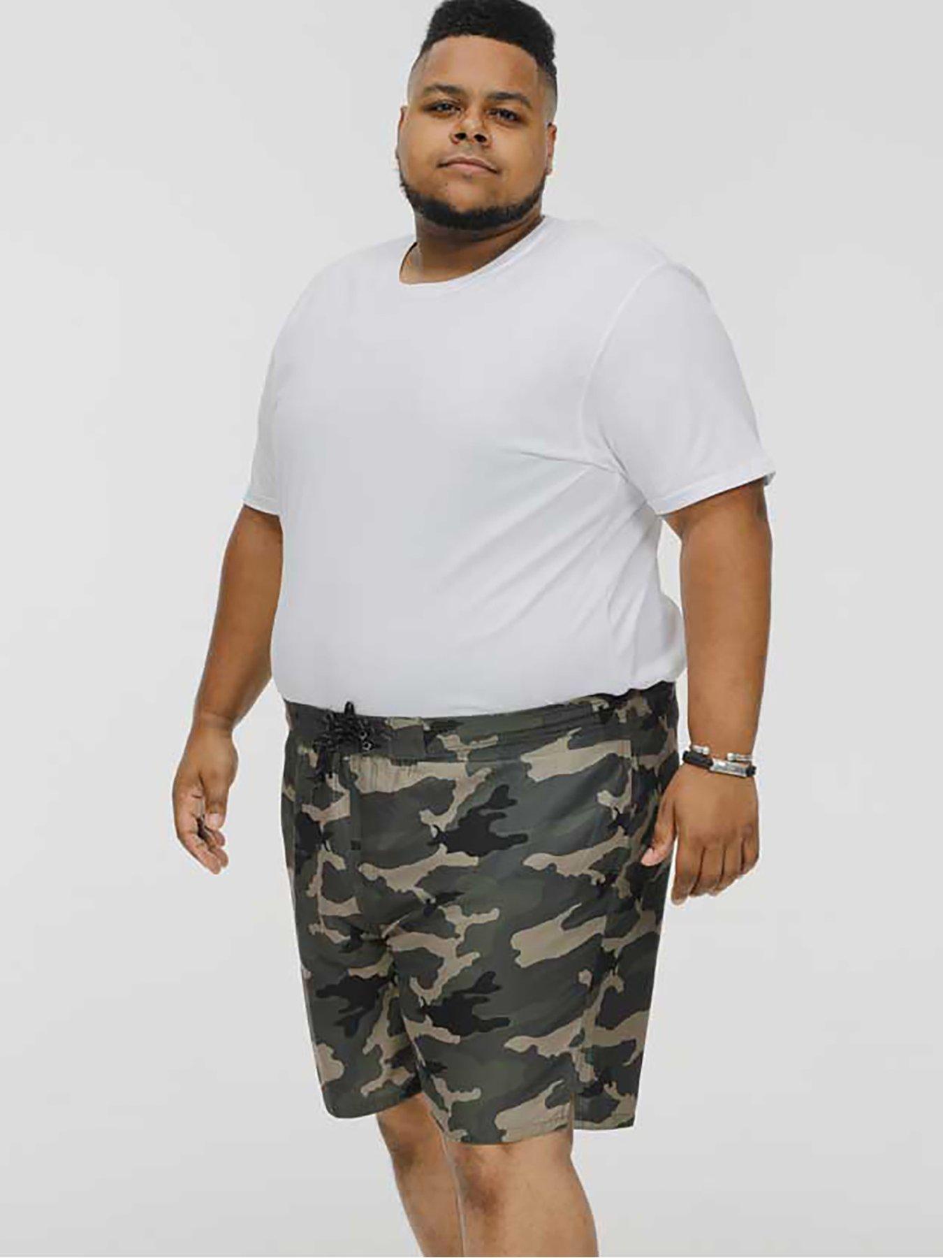 Image 2 of 4 of D555 Kody Camo Printed Swim Shorts - Camo - Green