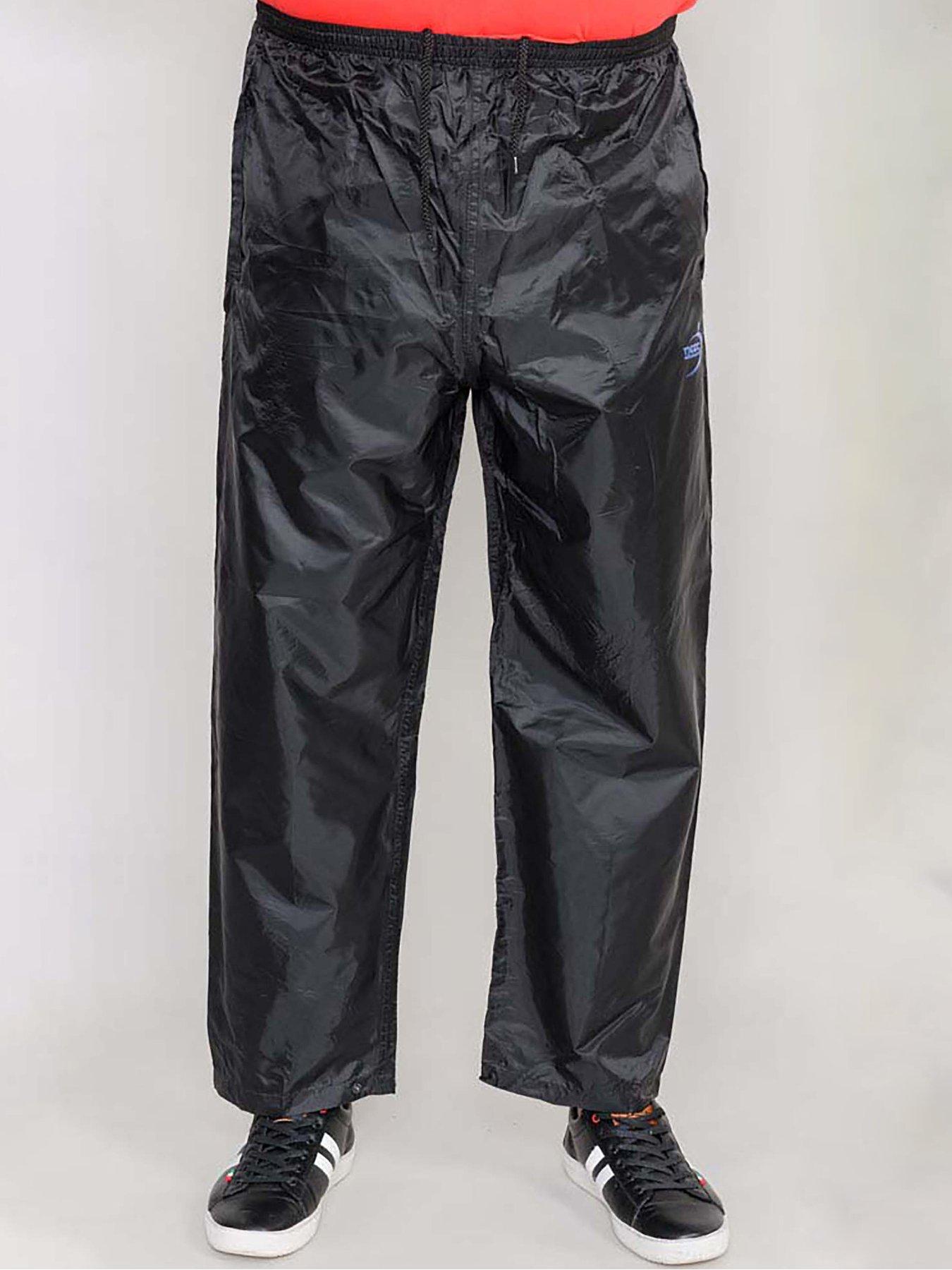 undefined Elba Packaway Weatherproof Rain Over Joggers - Black