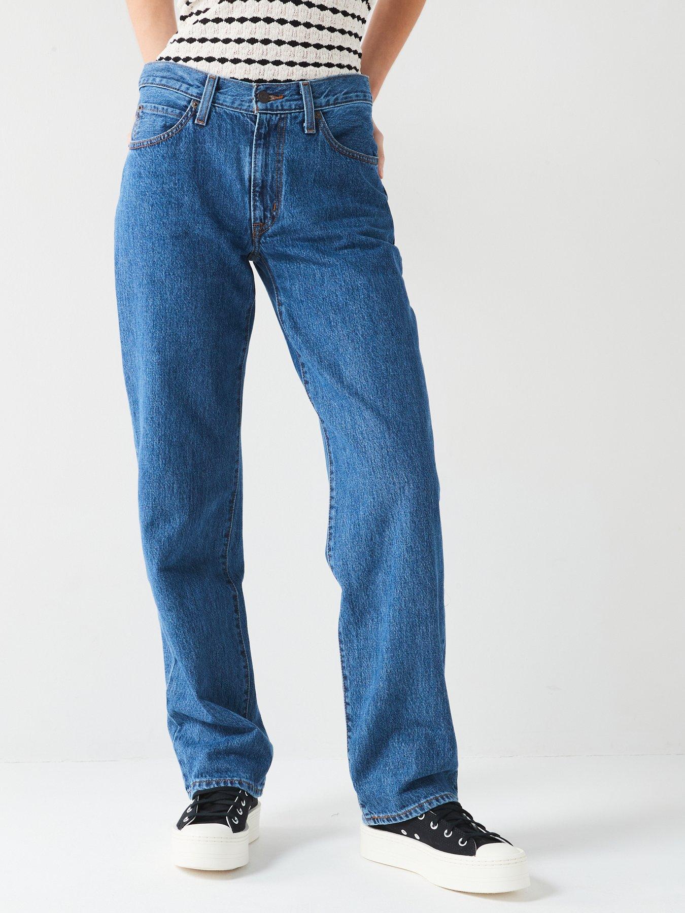 Levi's 94 Baggy Wide Leg Jeans - Mastermind - Blue | Very.co.uk