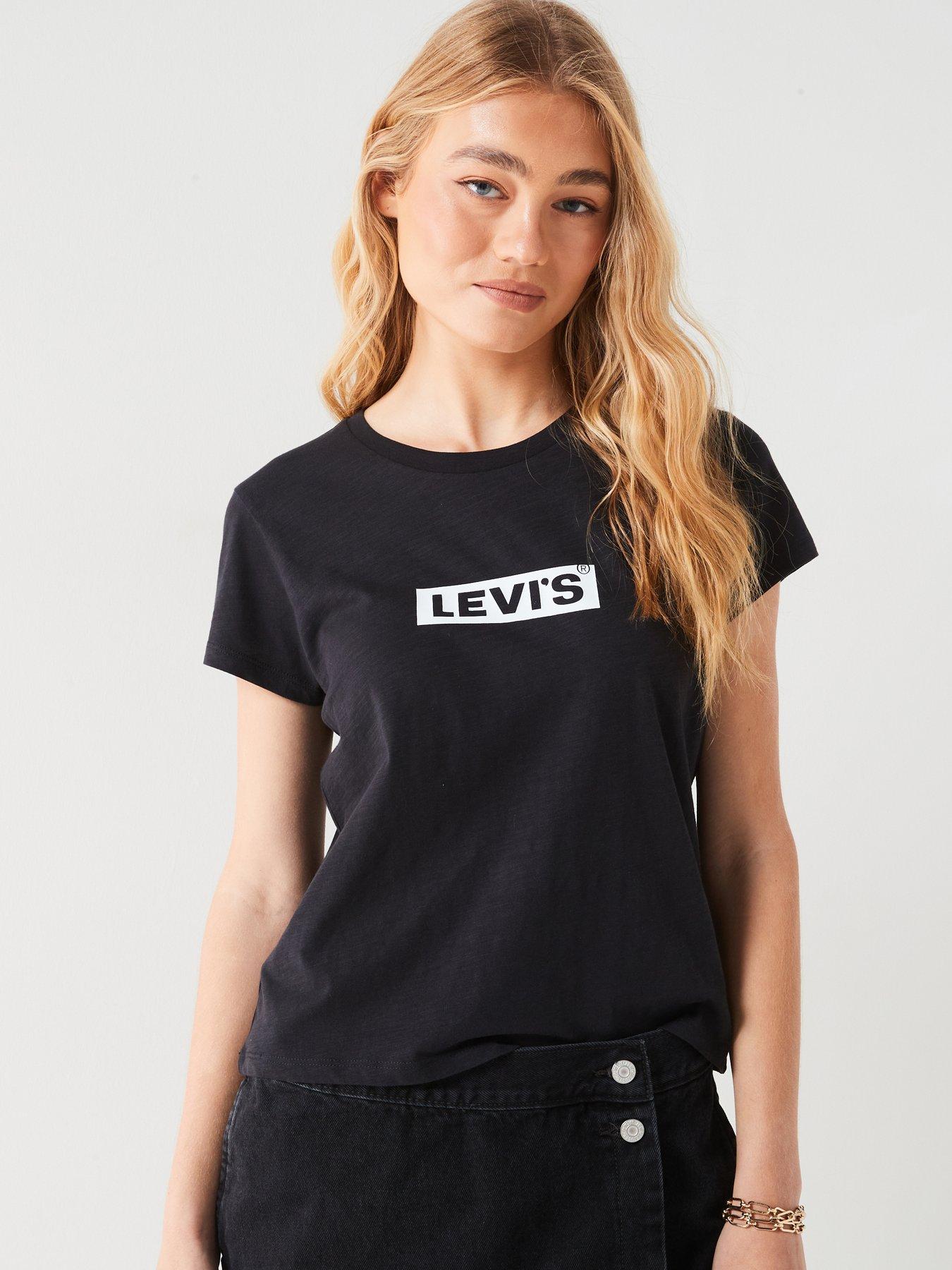 undefined Graphic Authentic Tee - Box Tab Core Caviar - Black