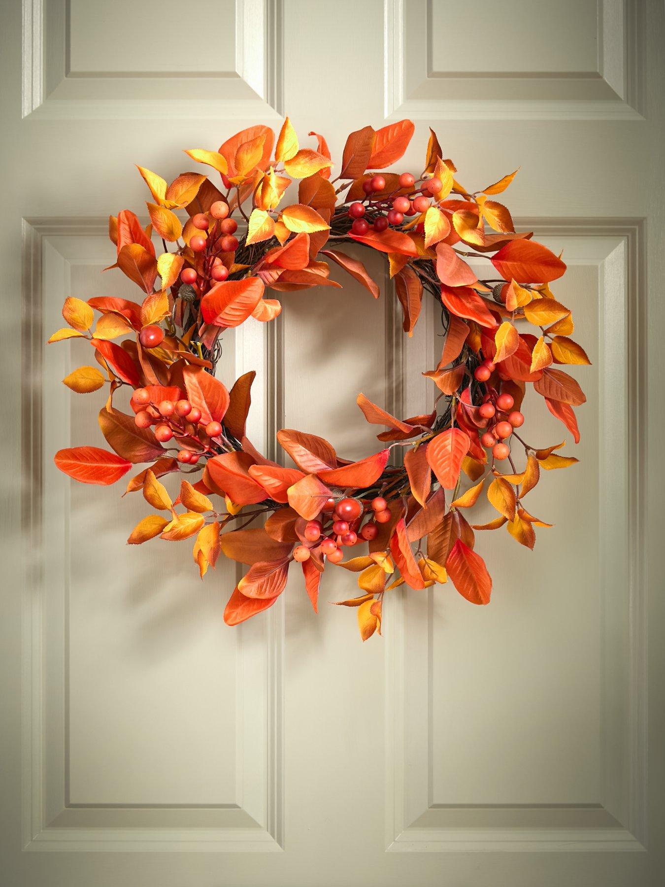 Product photograph of Everyday Harvest Wreath from very.co.uk