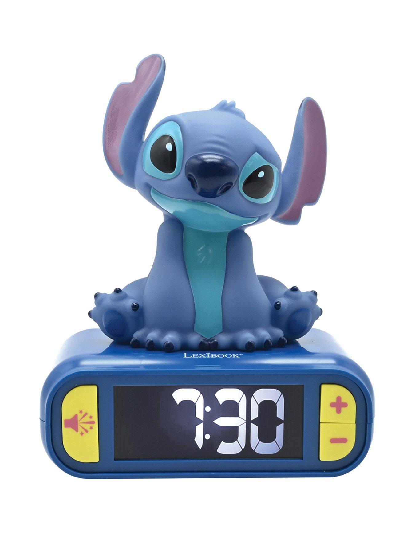 undefined Digital Alarm Clock with a 3D Stitch Night Light and Sound Effects