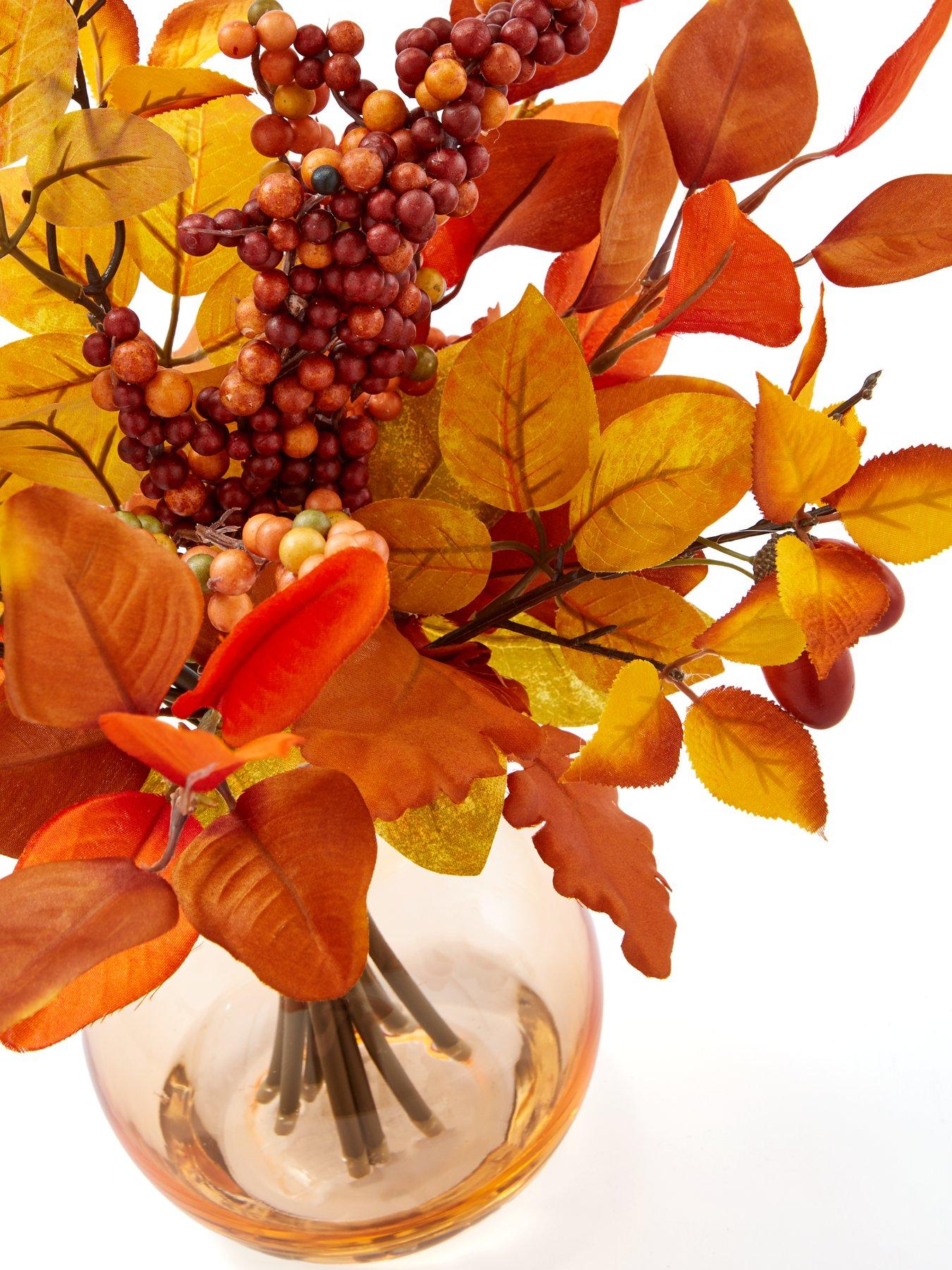 Image 3 of 7 of Everyday Autumn Harvest Vase With Foliage