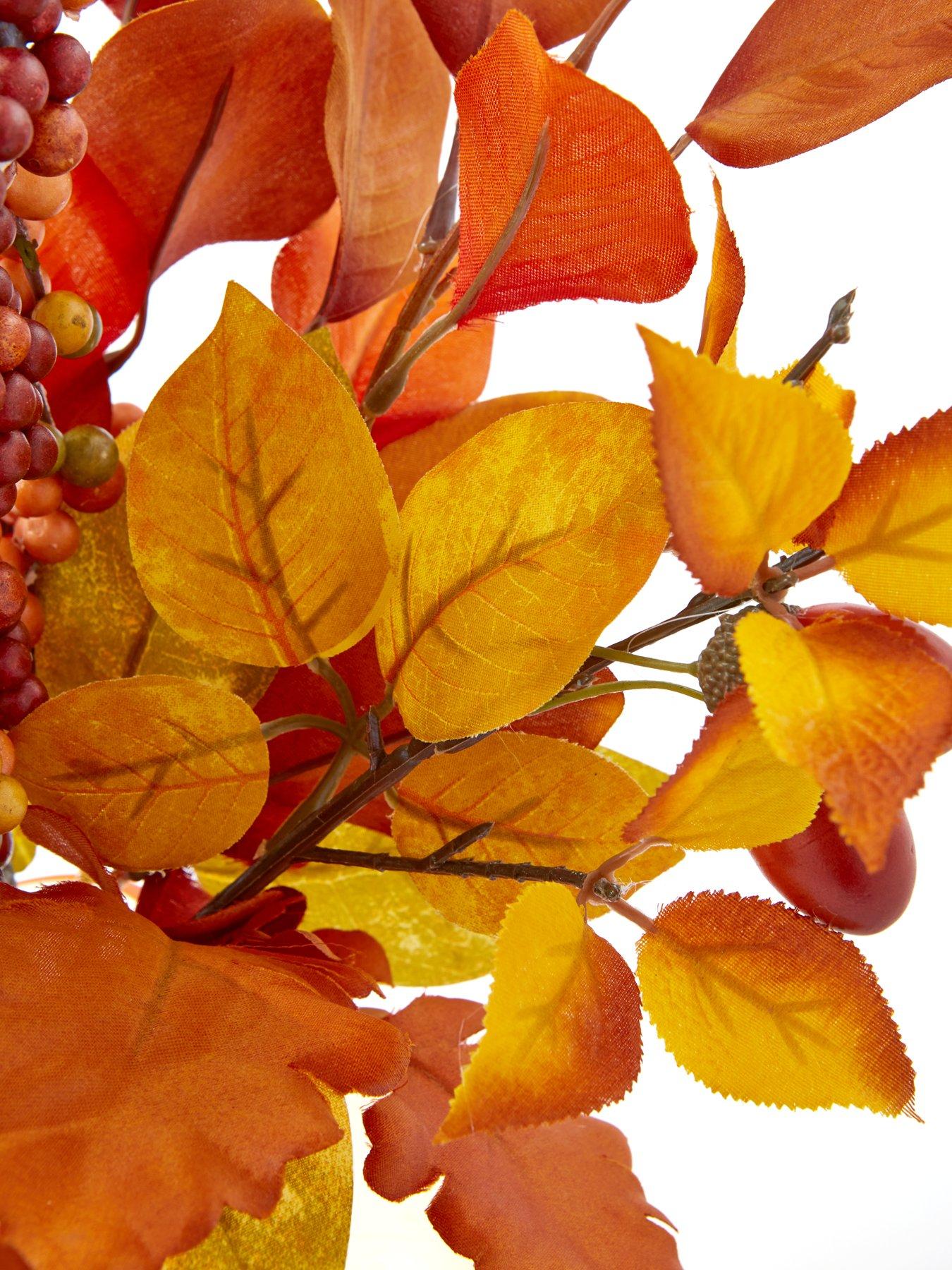 Image 4 of 7 of Everyday Autumn Harvest Vase With Foliage