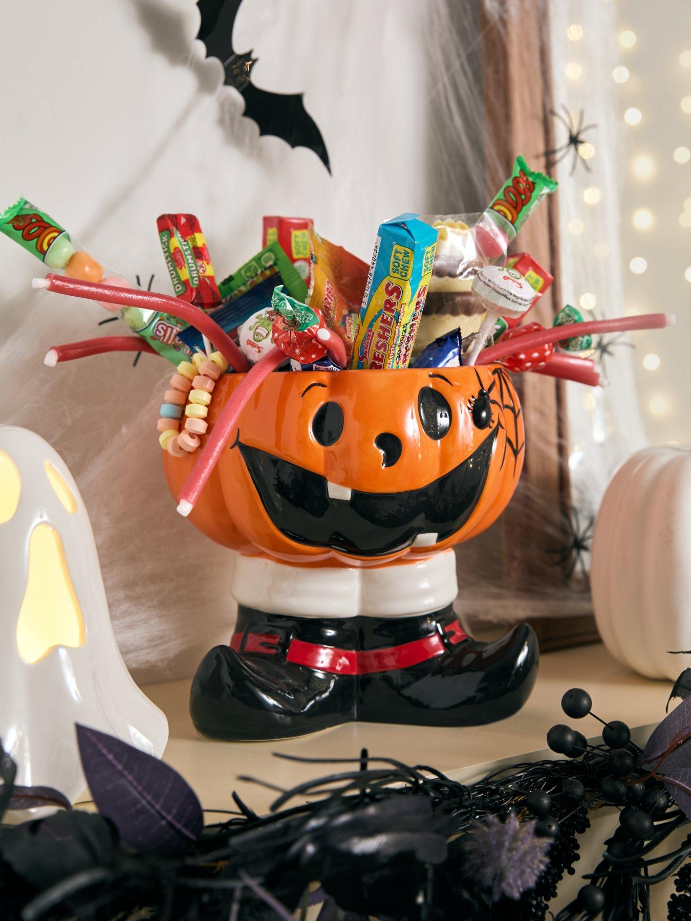 Product photograph of Very Home Pumpkin Treat Holder Halloween Decoration from very.co.uk