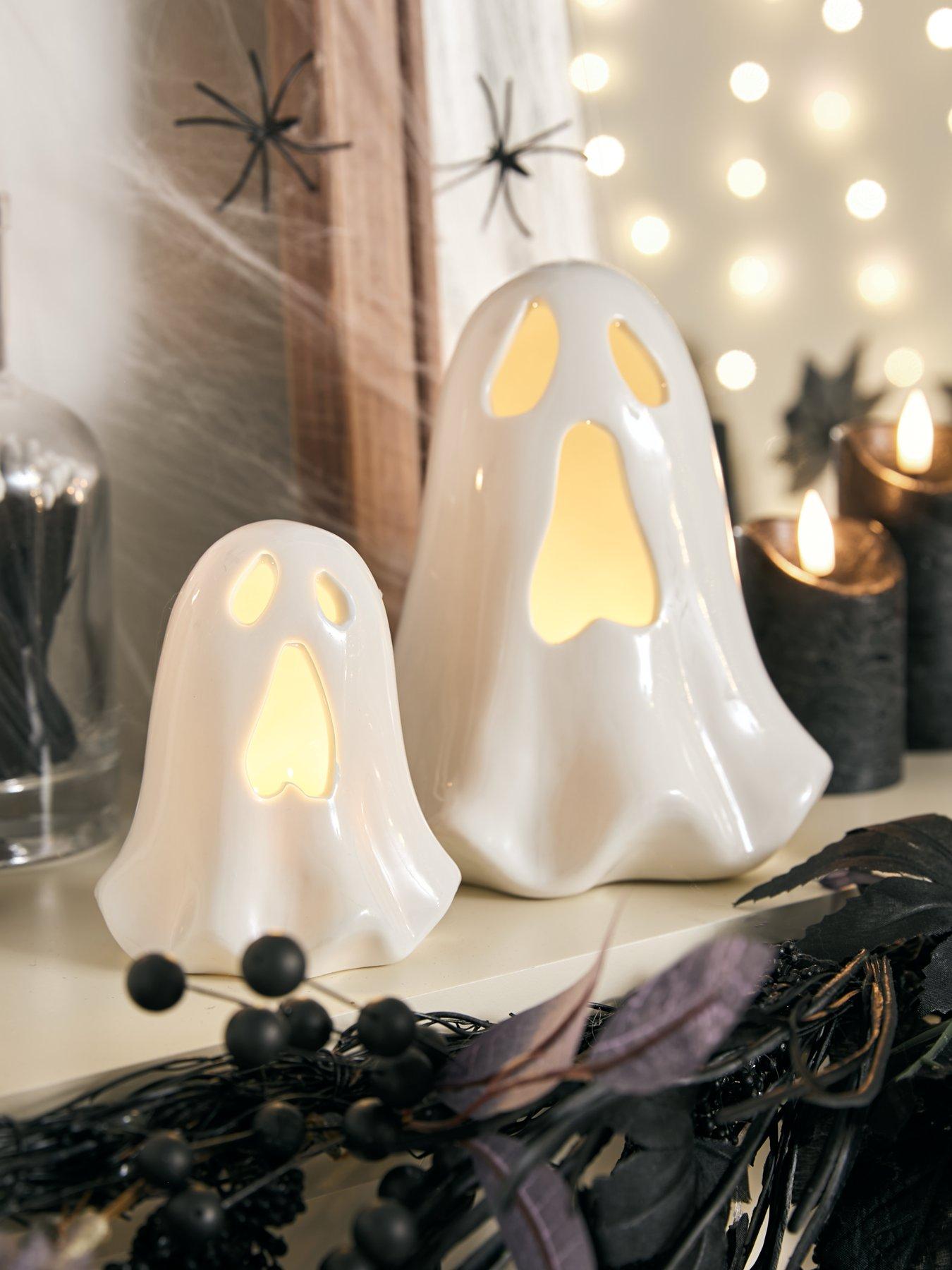 Product photograph of Very Home Set Of 2 Halloween Ghost Lights from very.co.uk