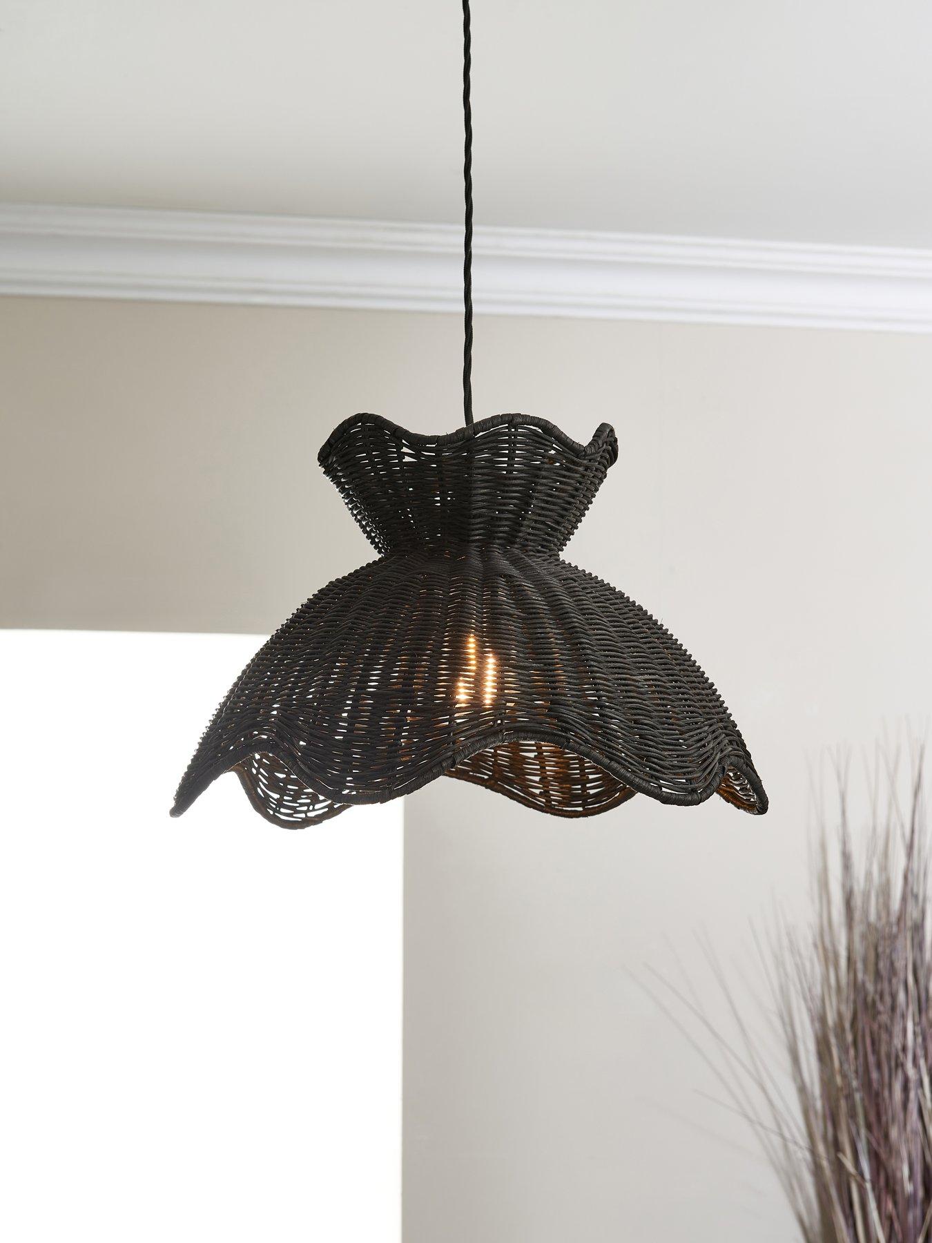 Product photograph of Very Home Lennie Easy-fit Light Shade from very.co.uk