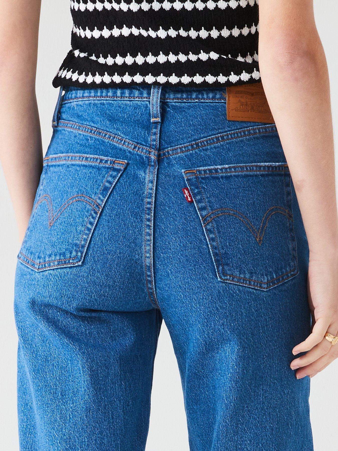 Levi's® RIBCAGE FULL LENGTH - Jeans A Sigaretta - Samba Tango Light Le221n0m2 K13