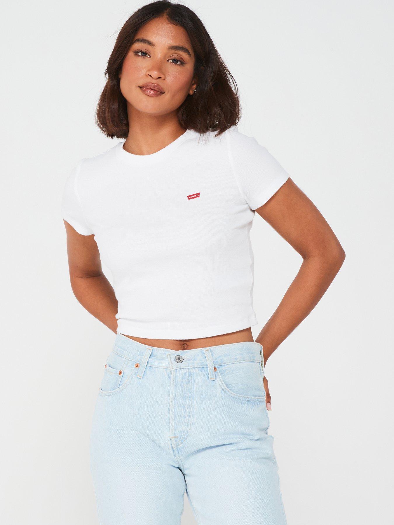 Levi's Essential Sporty T-shirt, White, Size Xs, Women