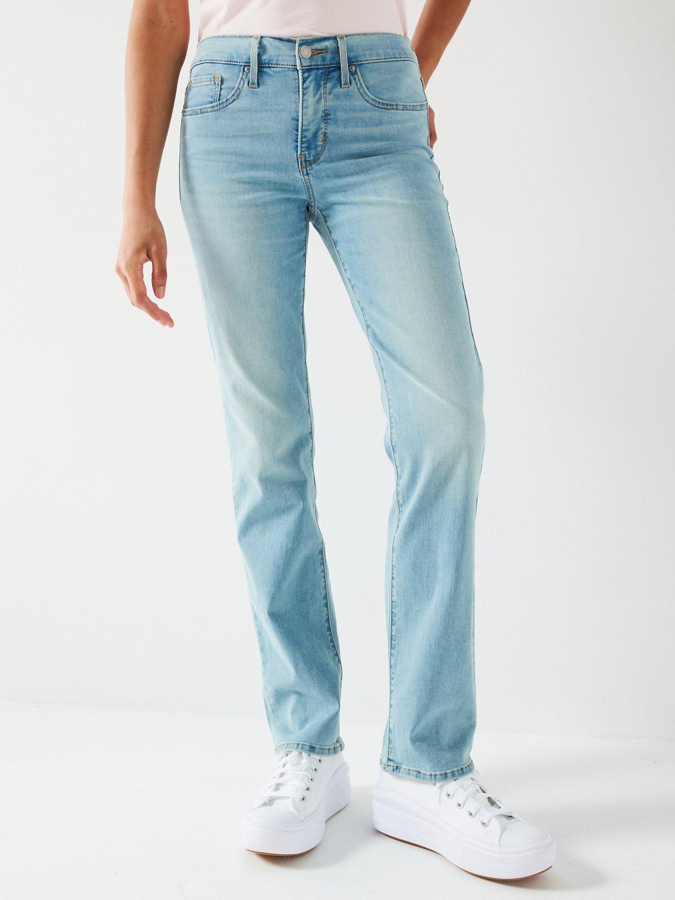 undefined 314™ Cool Performance Shaping Straight Leg Jean - Cool Friends From College Blue