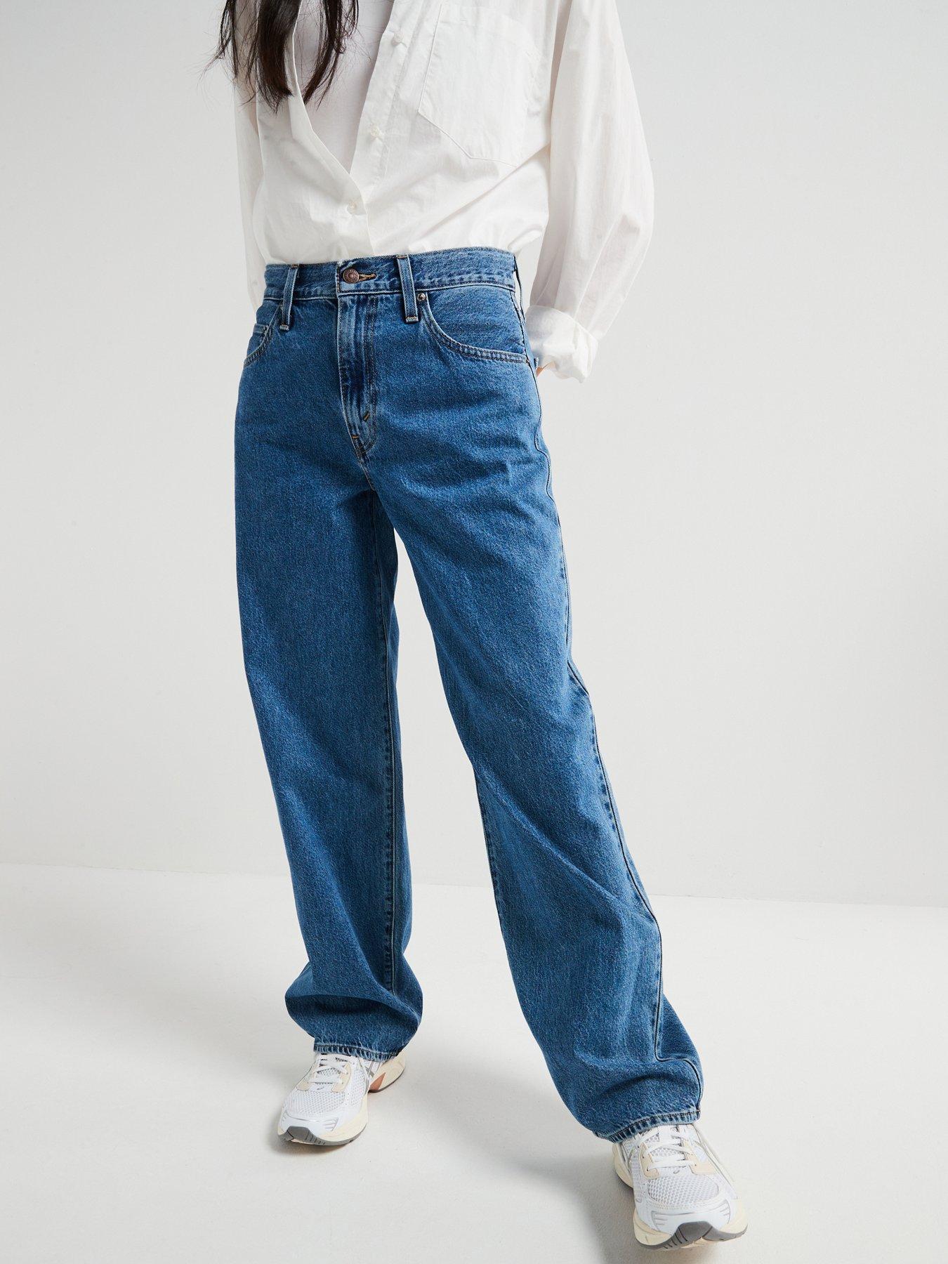 undefined Baggy Dad Jean Medium Indigo - Hold My Purse Blue