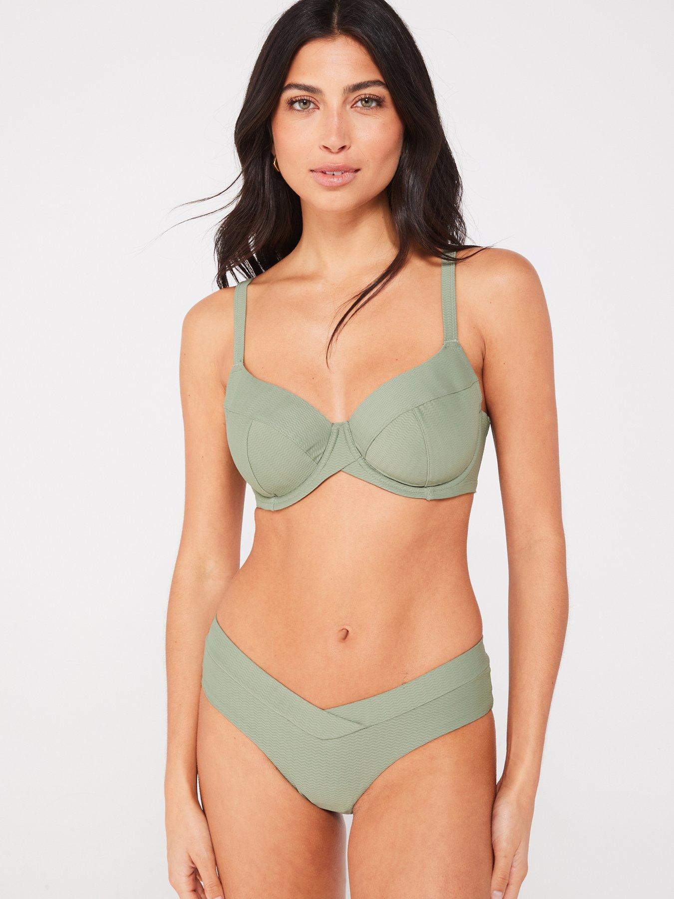 DORINA Curacao Extra Light Padded Bikini Top - Green