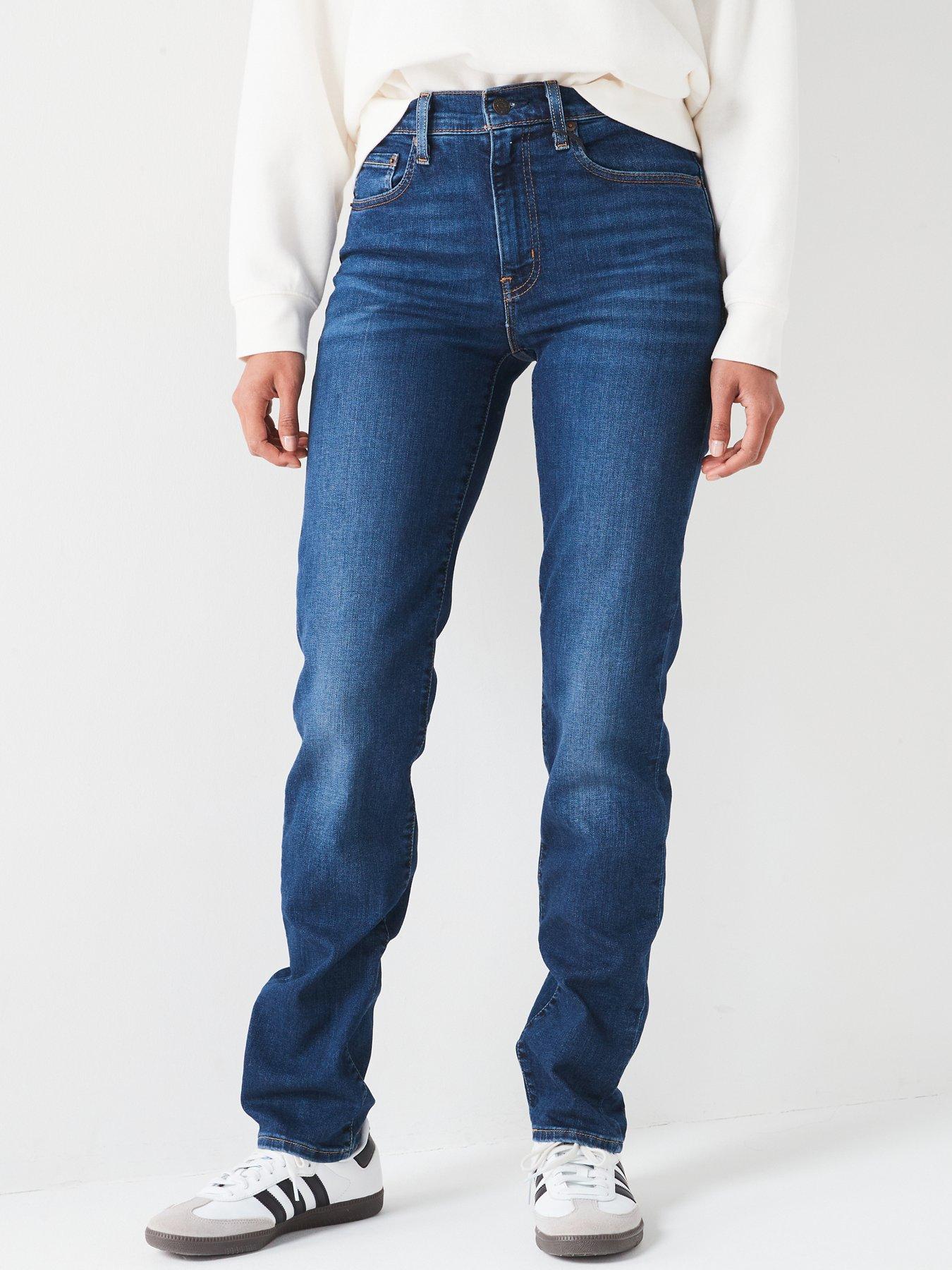 undefined 724™ High Rise Straight Jean - Blue Wave Dark