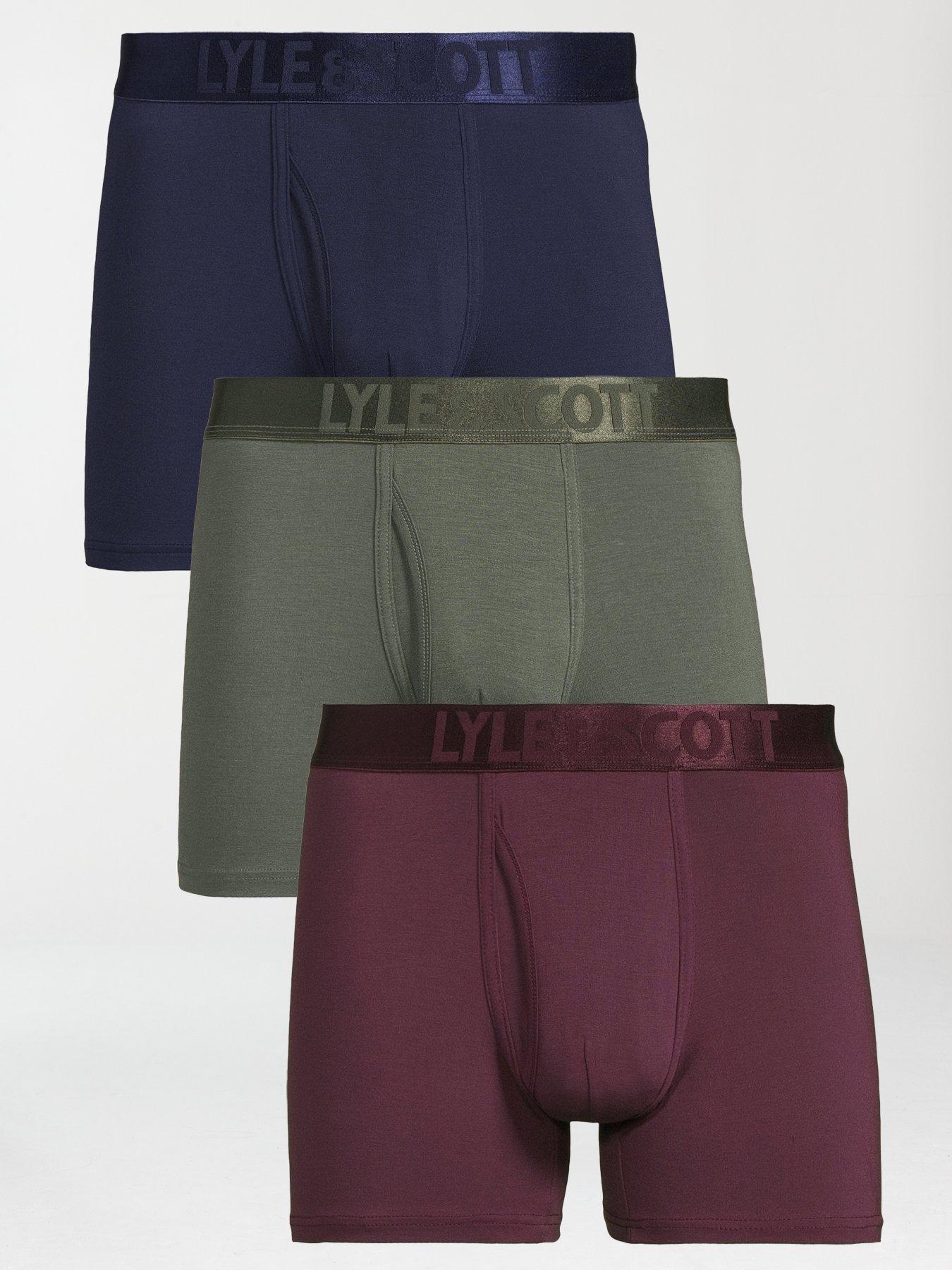 undefined Lyle  &  Scott Sutherland 3-Pack Premium Modal Trunks - Multi