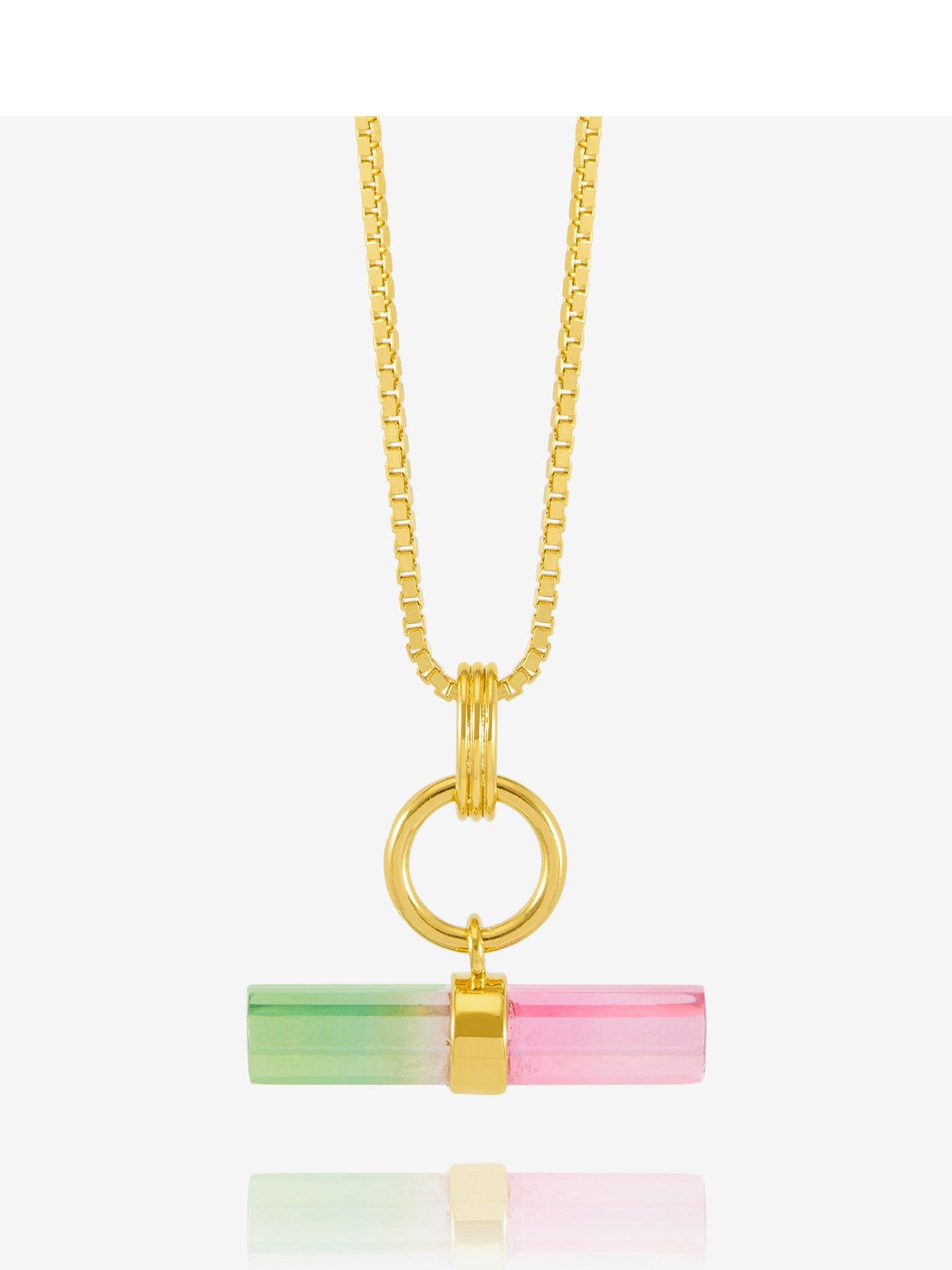 undefined Watermelon T-Bar Necklace