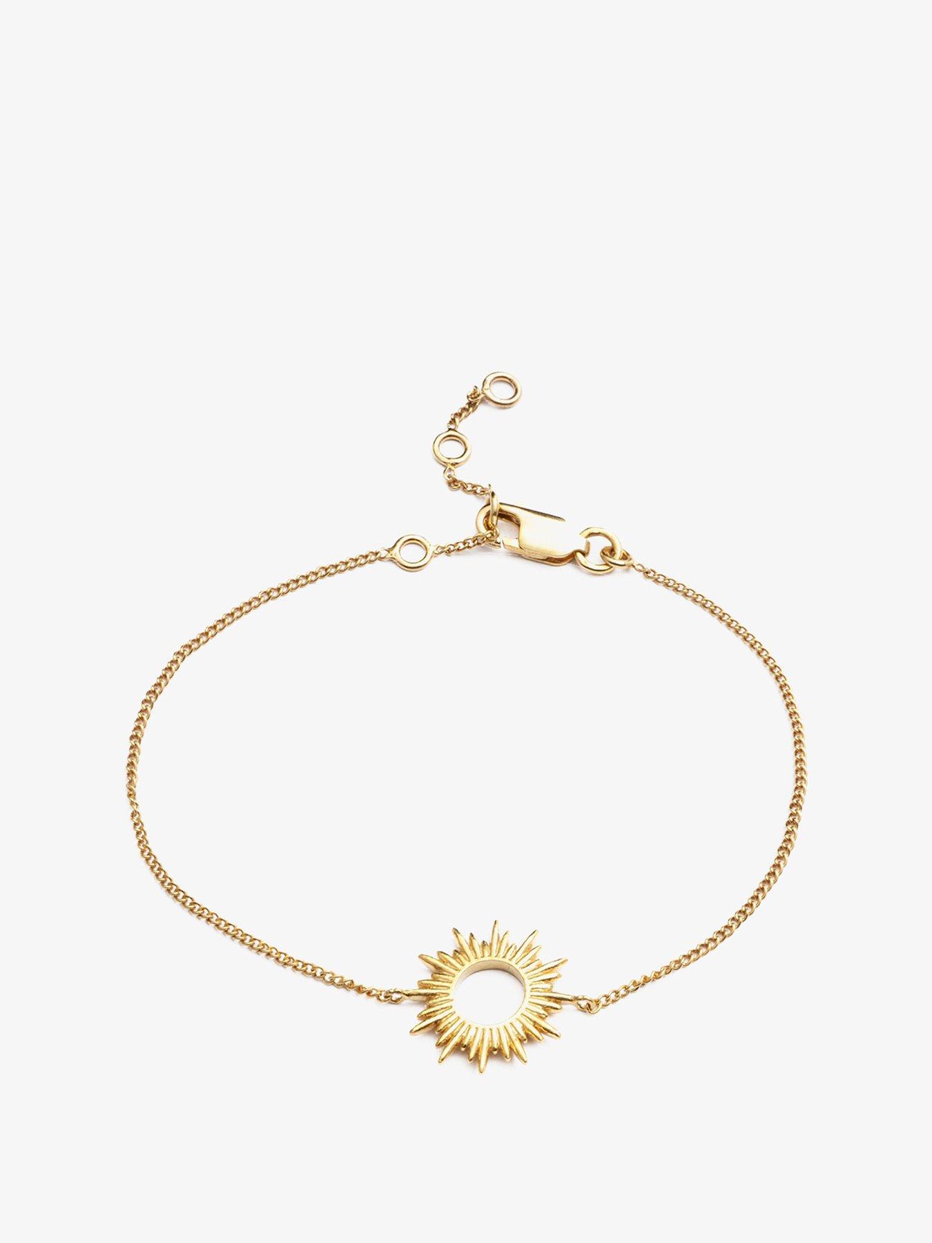 Product photograph of Rachel Jackson Electric Goddess Sun Bracelet from very.co.uk