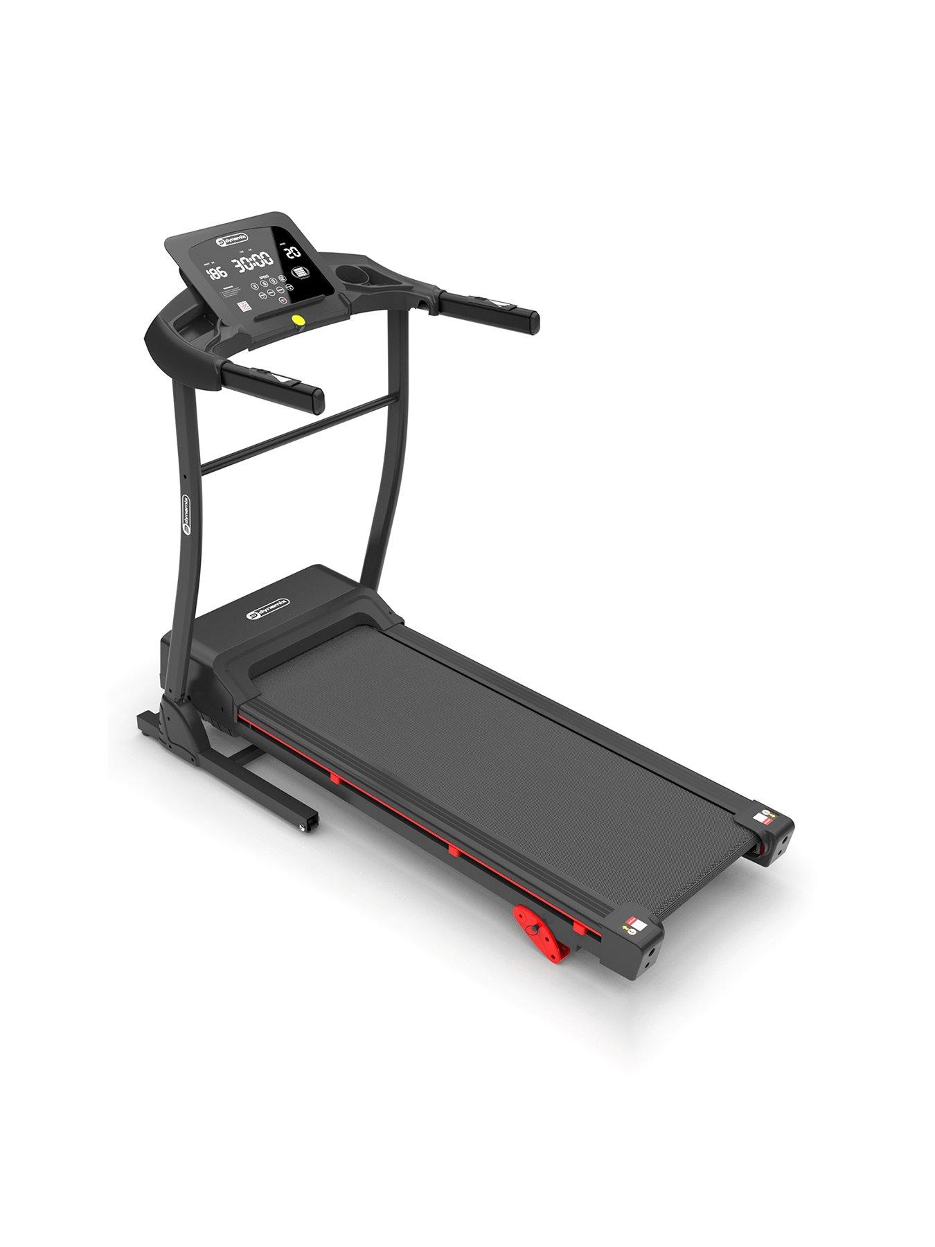 undefined T2000 LED Display Foldable Motorised Treadmill (with Bluetooth app) with 3 levels manual incline