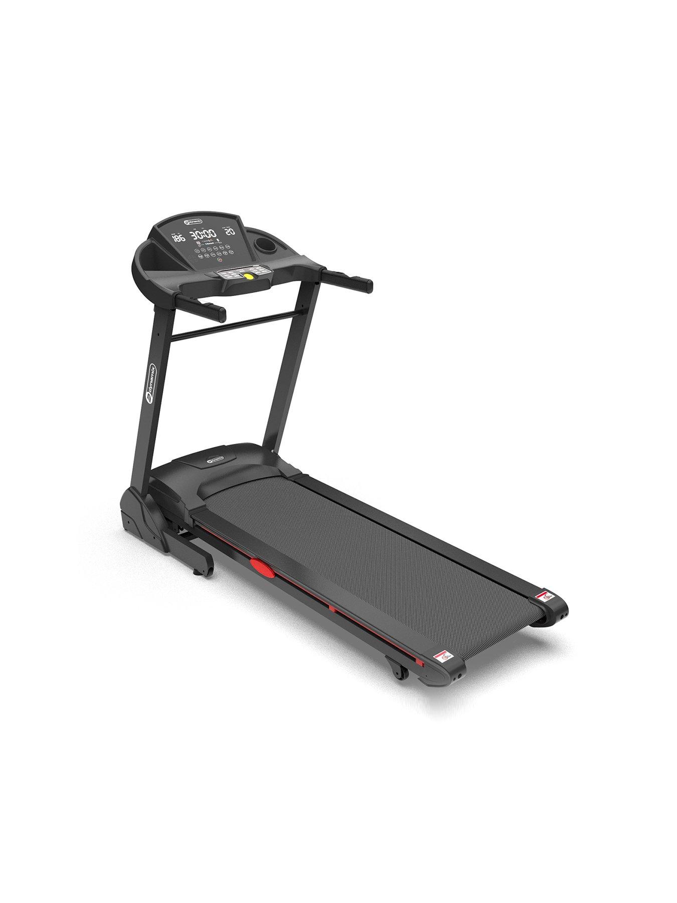 Dynamix T3000 Large LED display Foldable Motorised Treadmill with Bluetooth app with 15 auto incline levels Very