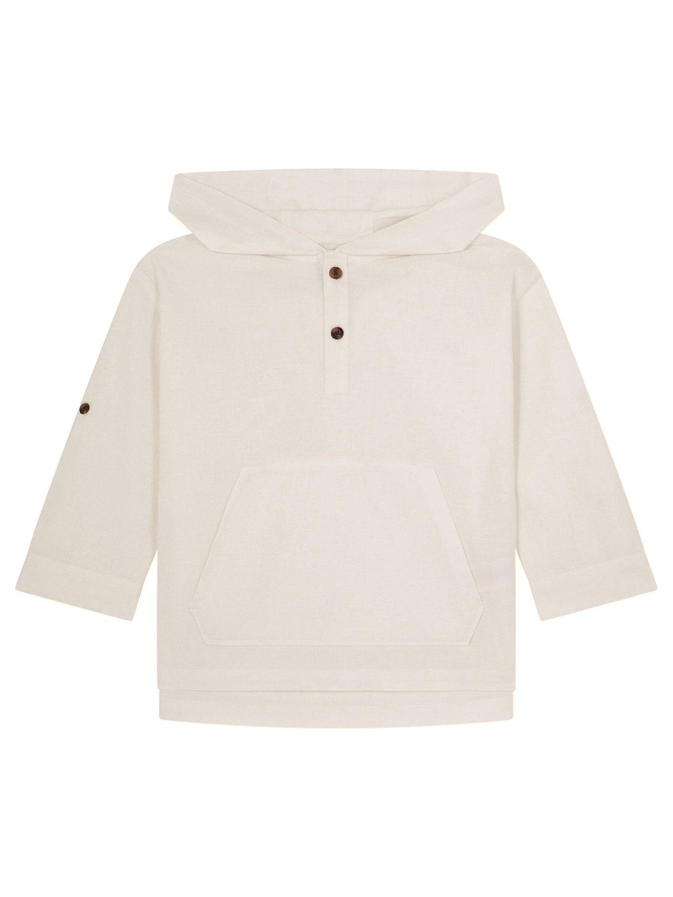 Linen 2024 hooded shirt