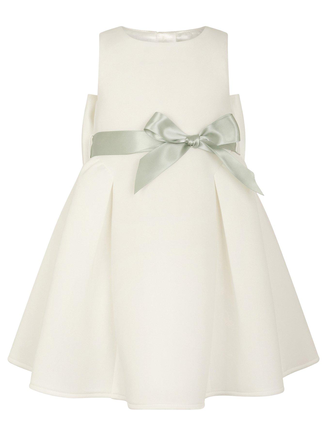 Monsoon Baby Girls Molly Bridesmaid Dress - Ivory