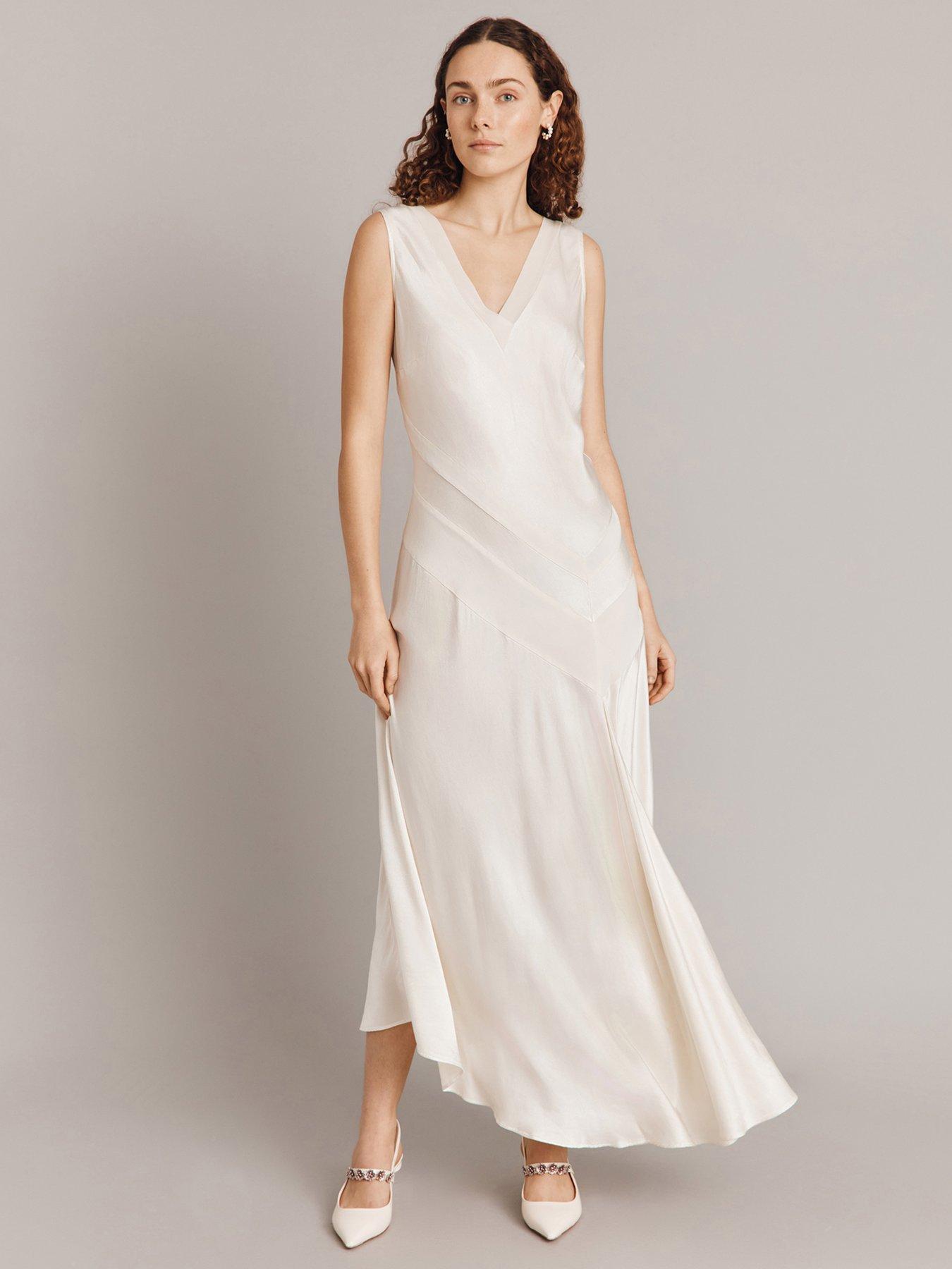 Image 1 of 4 of Ghost Adison Dress - White