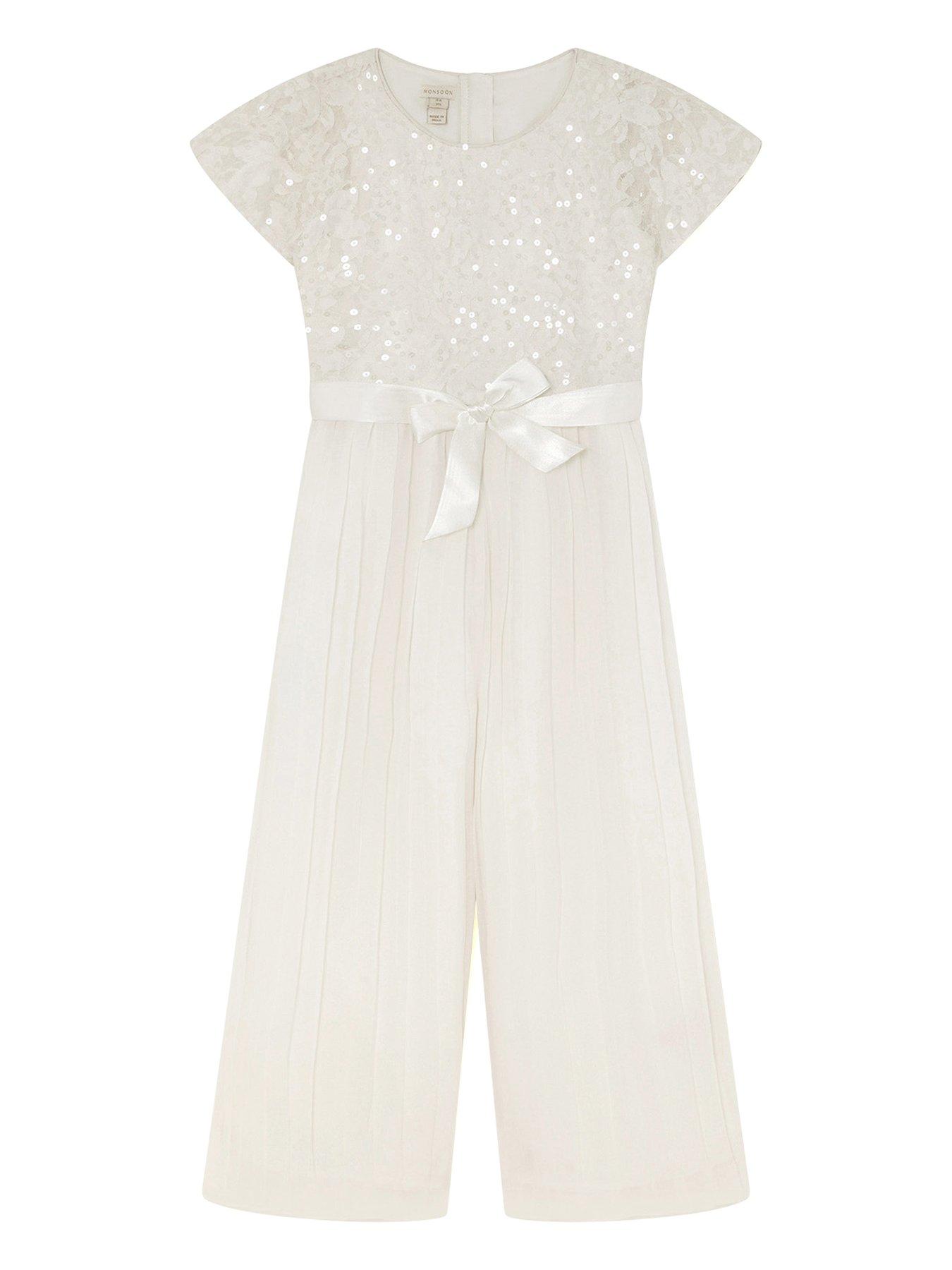 Cream sequin jumpsuit online