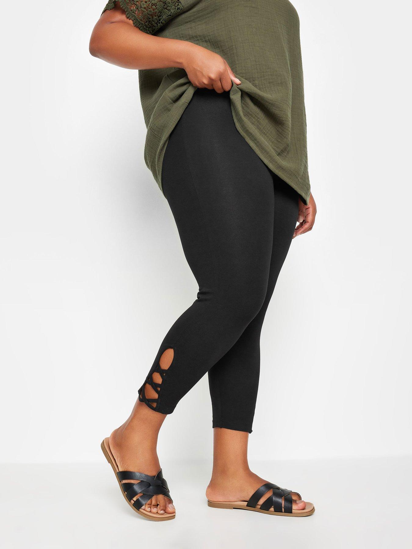 Lattice capri leggings best sale