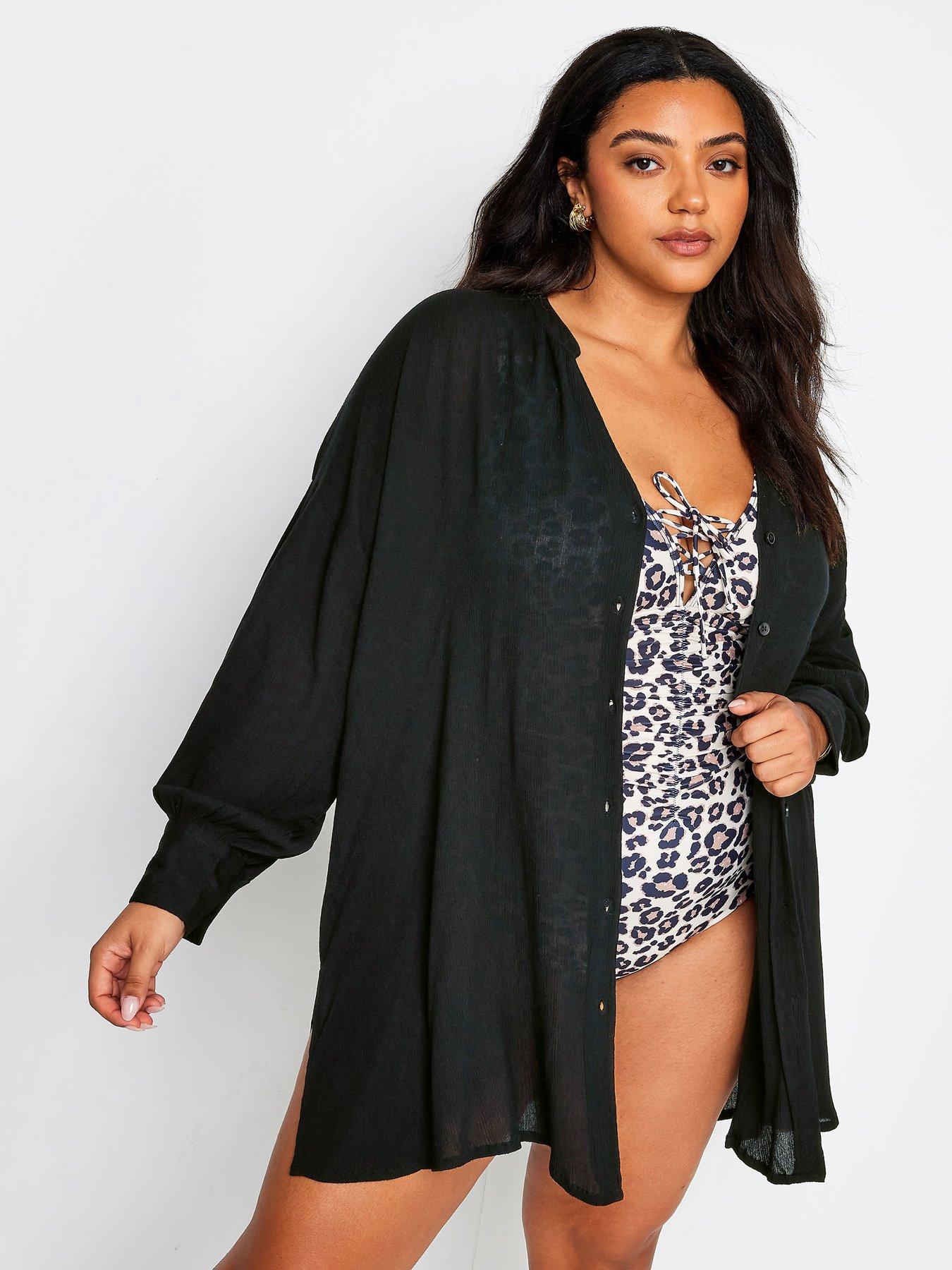 undefined Curve Black Beach Shirt