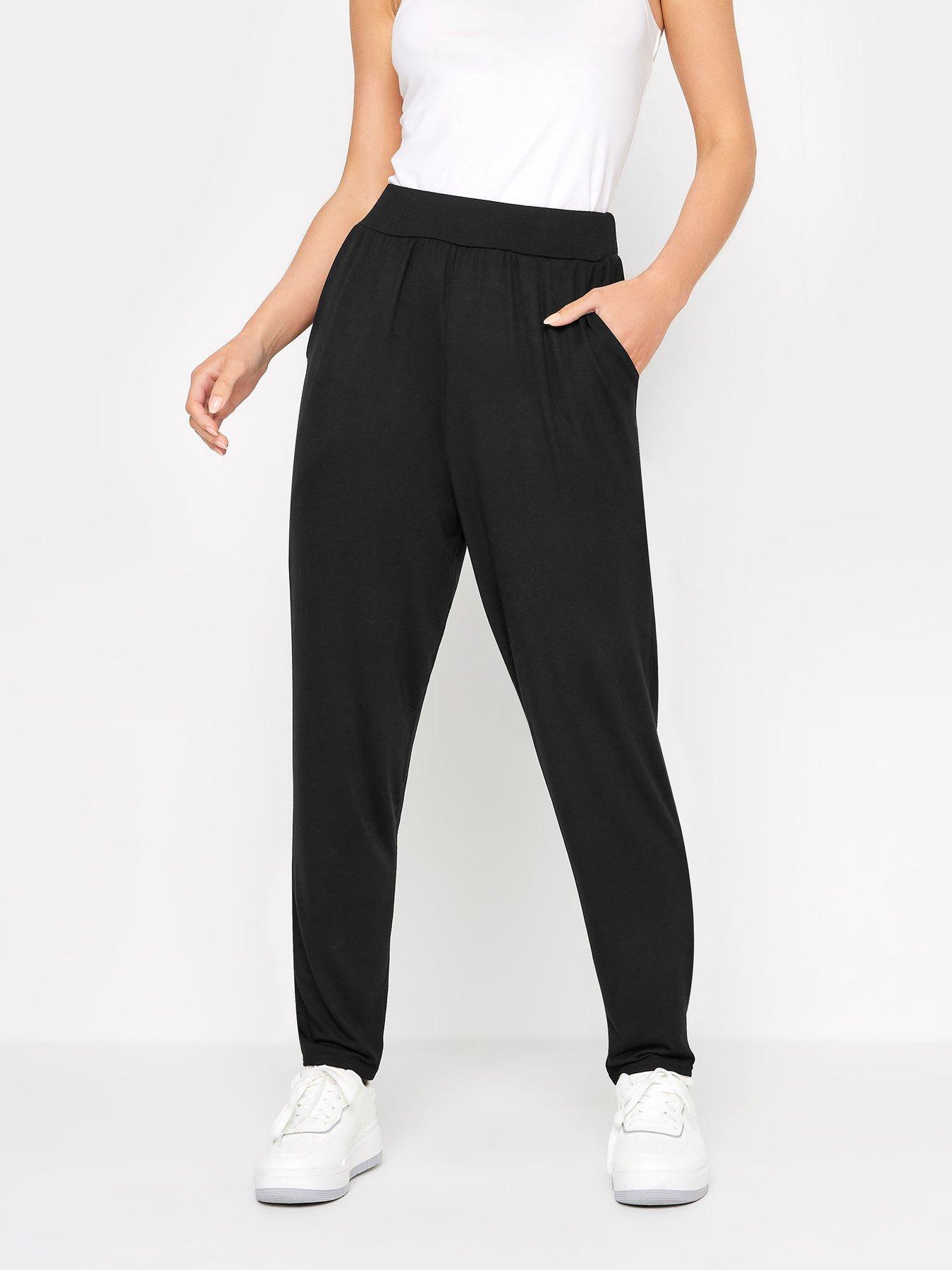 AX Paris Black Sequin Jogger Trousers