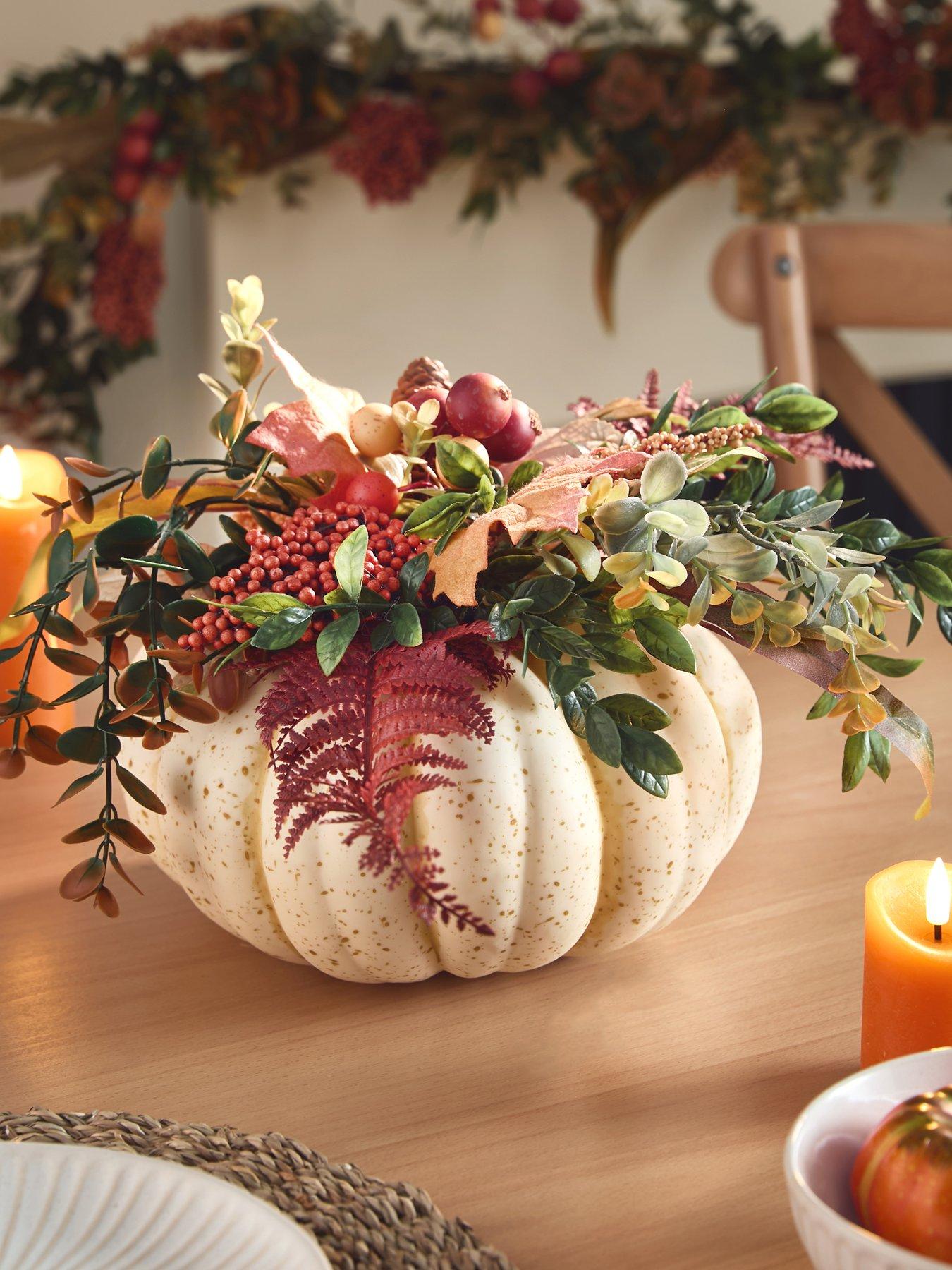 Very Home Rose Hip and Berry Pumpkin Table Centrepiece
