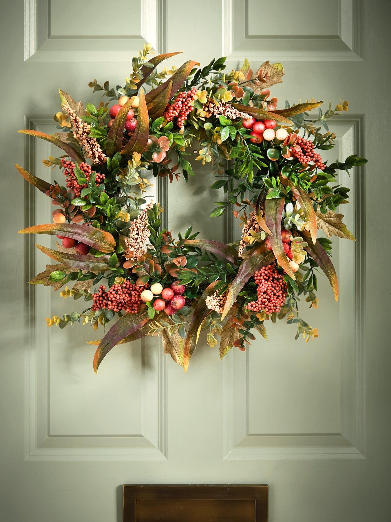 undefined Rose Hip and Berry Autumn Wreath
