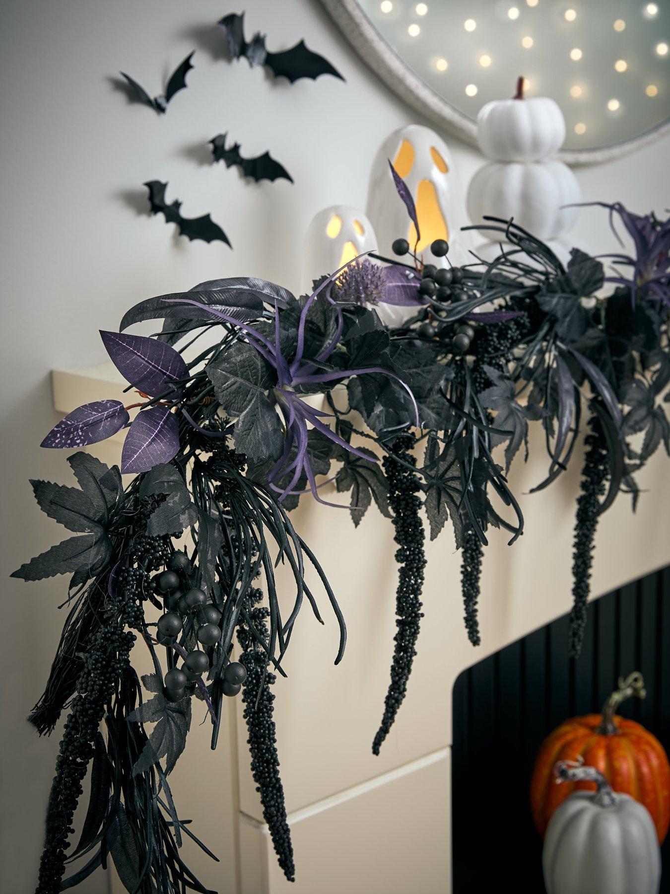 Product photograph of Very Home Thistle Garland Halloween Decoration from very.co.uk